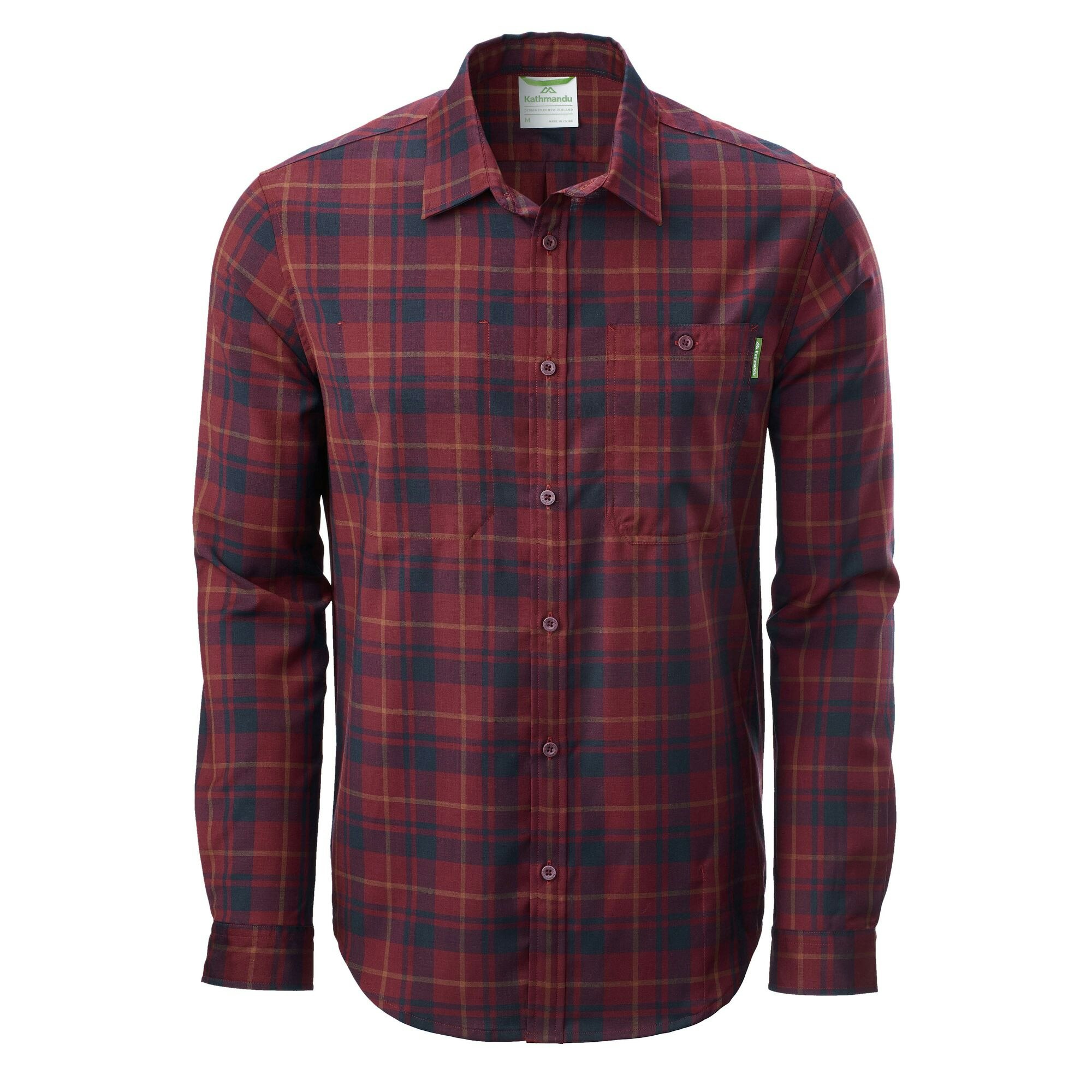 Tomar Men S Merino Long Sleeve Shirt Black Grey Check