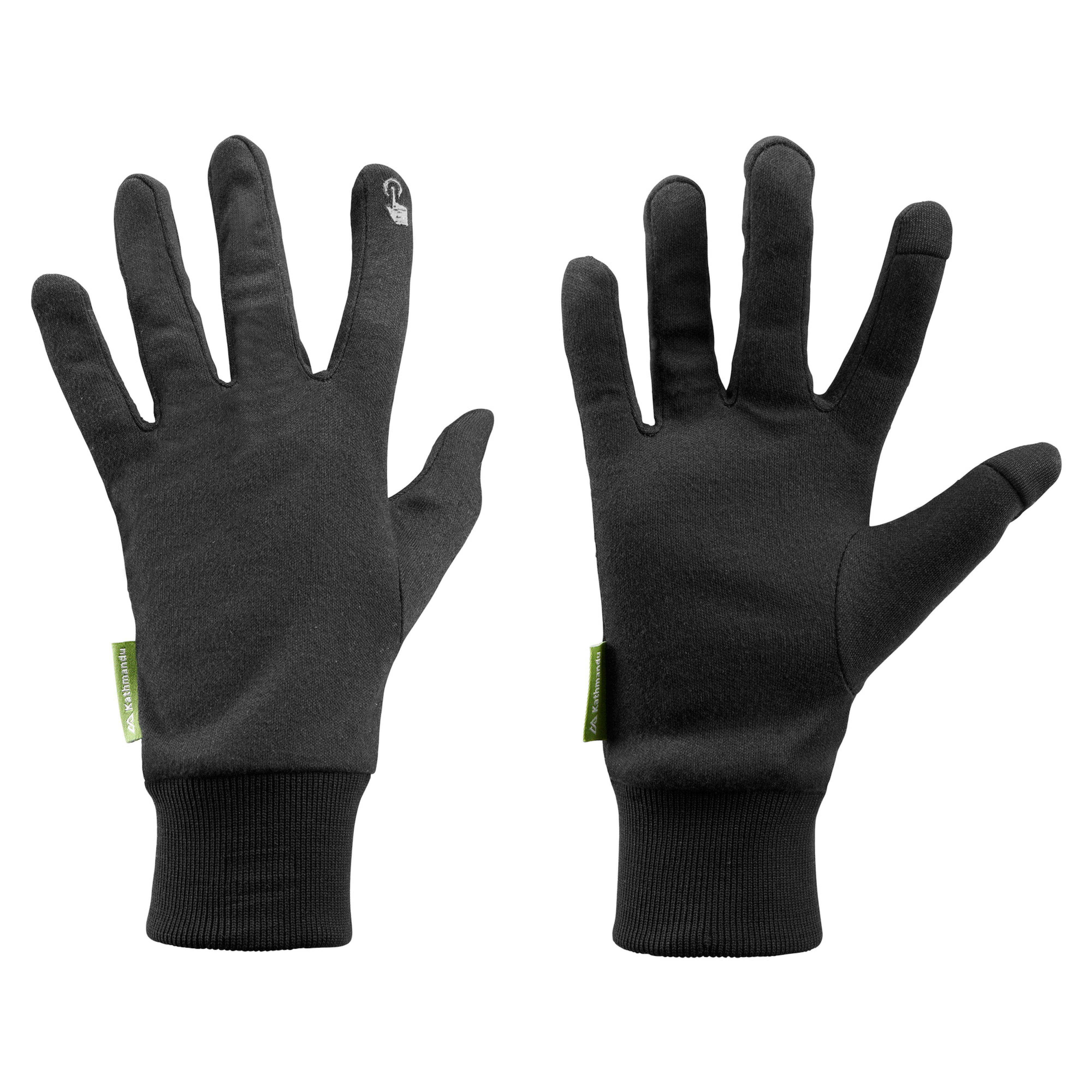 Glove Liners with Touchtechnology Black