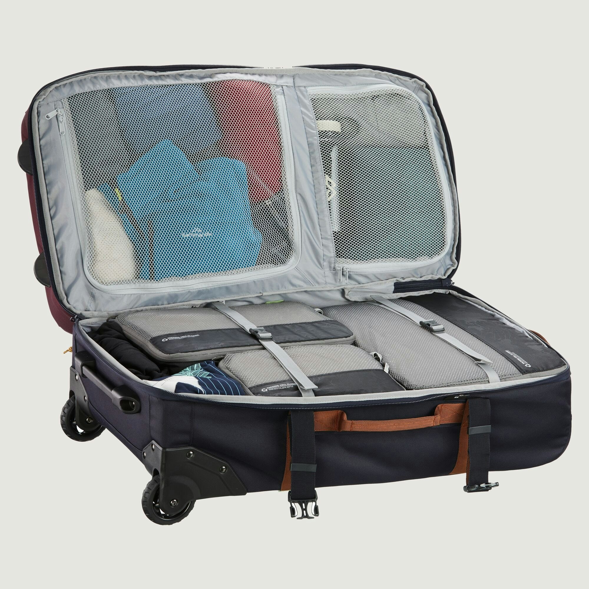 Split Level 100L Wheeled Luggage
