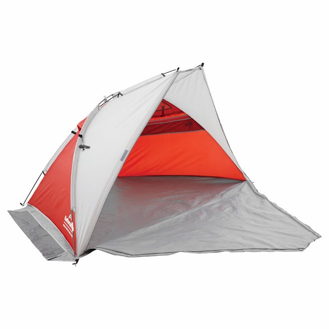 Retreat 3 Person Beach Shelter v3 - Red/Grey