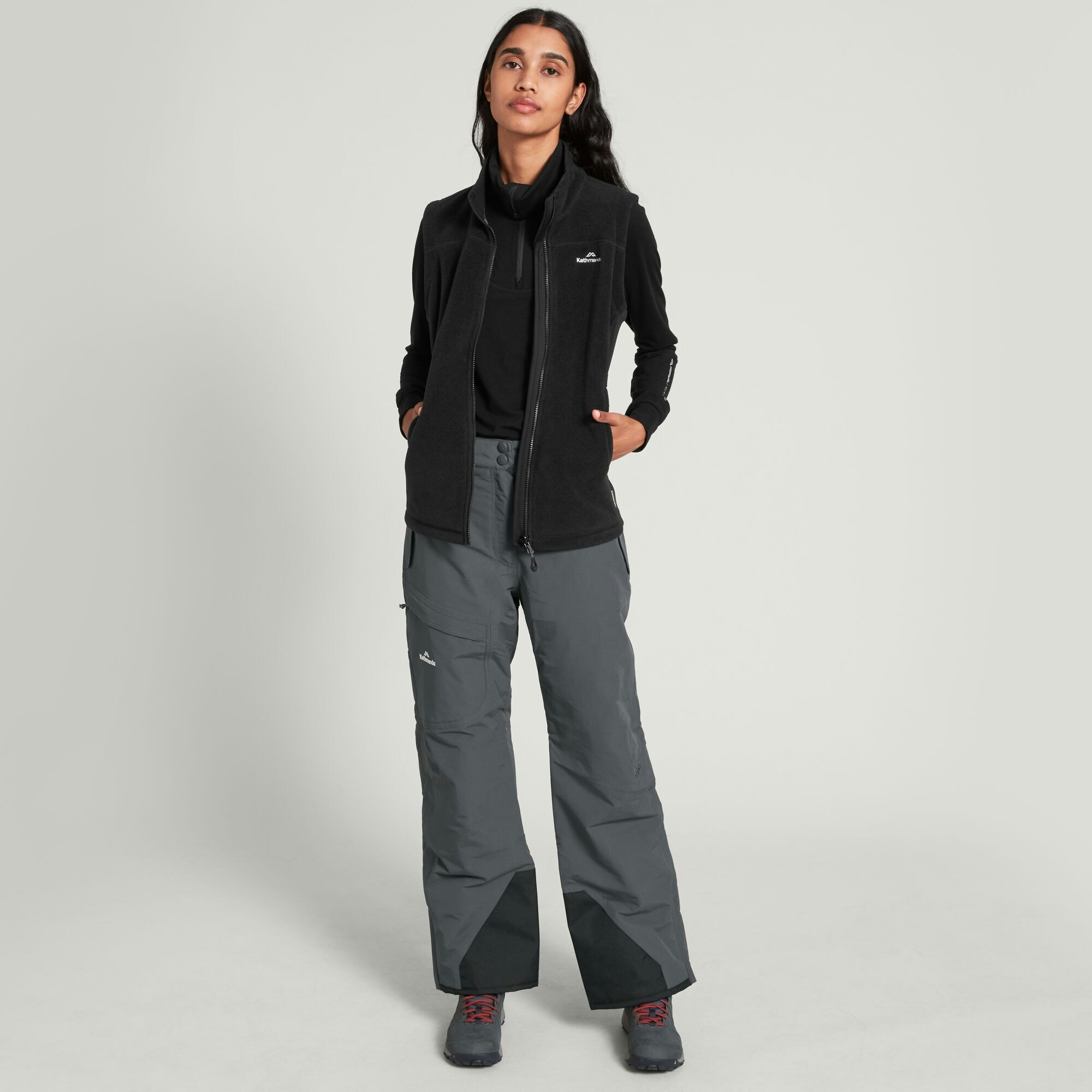 Women Pants Stretchy Strong Zipper Sport Pants Lint Free Anti-wear Dark  Khaki S at Amazon Women's Clothing store