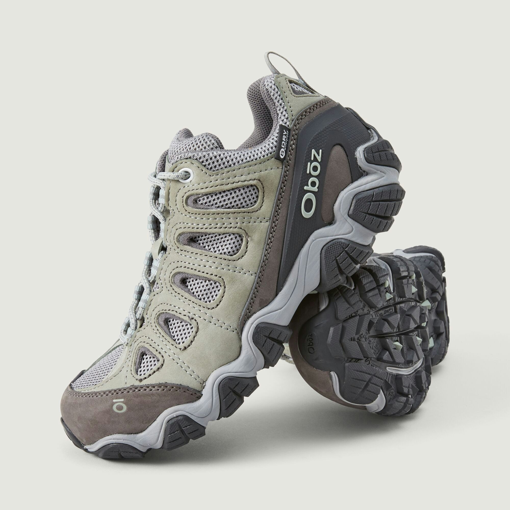 OBOZ Womenâs Sawtooth II Low B-DRY Hiking Shoes - Kathmandu AU