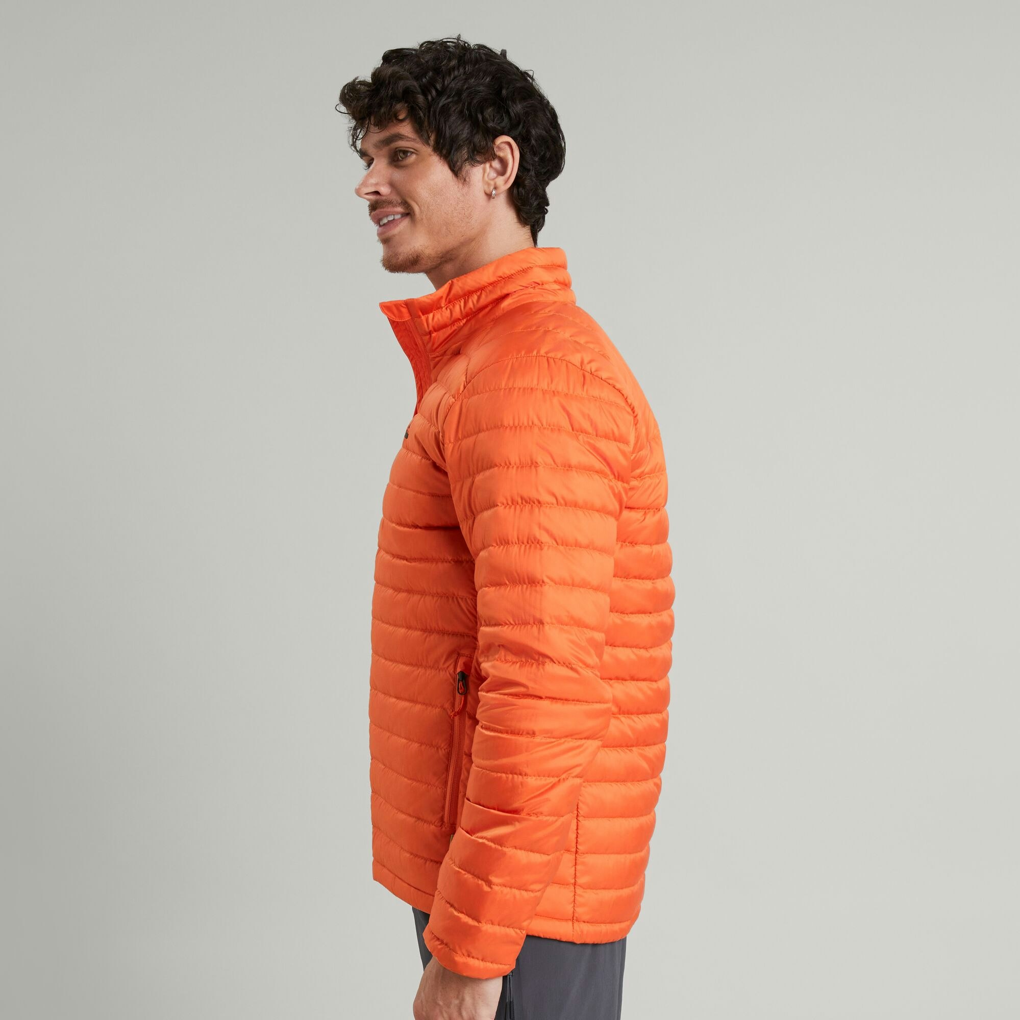 Men's hooded down jacket with a bomber cut Ruben | Pyrenex