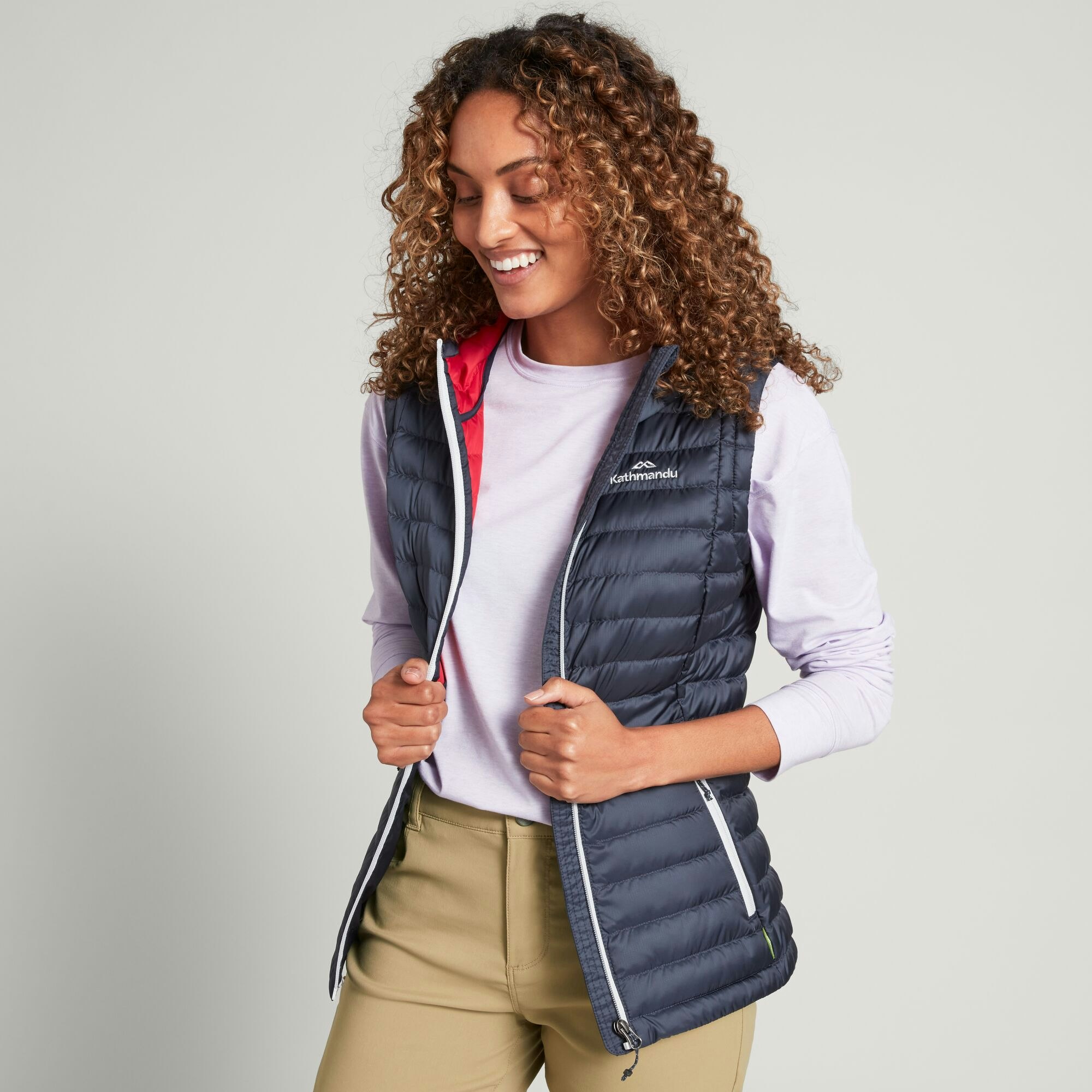 Kathmandu puffer top vest womens