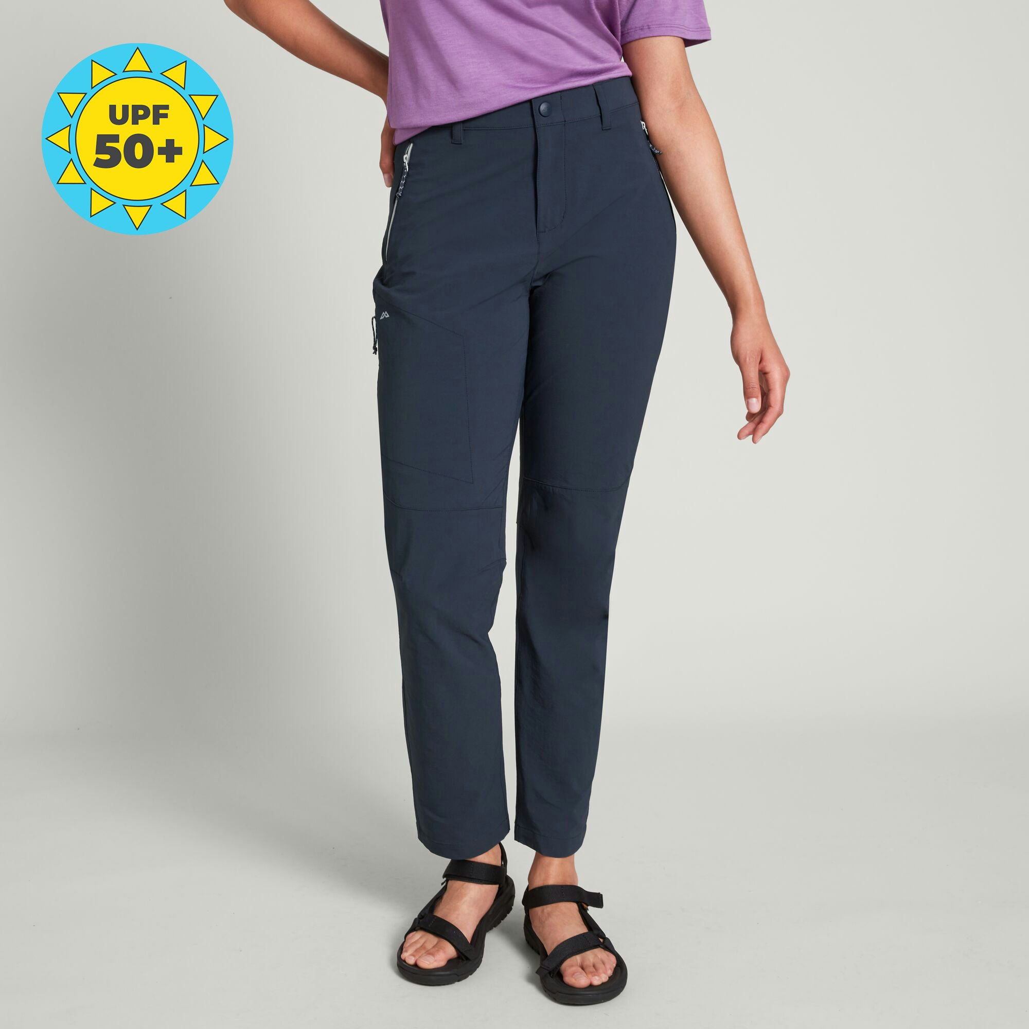 YSENTO Womens Outdoor Walking Hiking Trousers Lightweight Quick Dry Water  Resistant Trekking Pants with Zipper Pockets(Dusty Purple,XS) :  Amazon.co.uk: Fashion