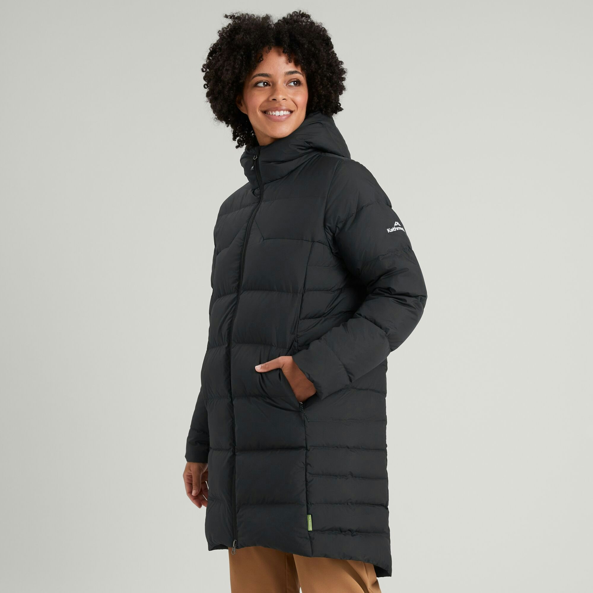 LUGOGNE Womens Puffer Jackets Long Winter Coats Warm Nepal