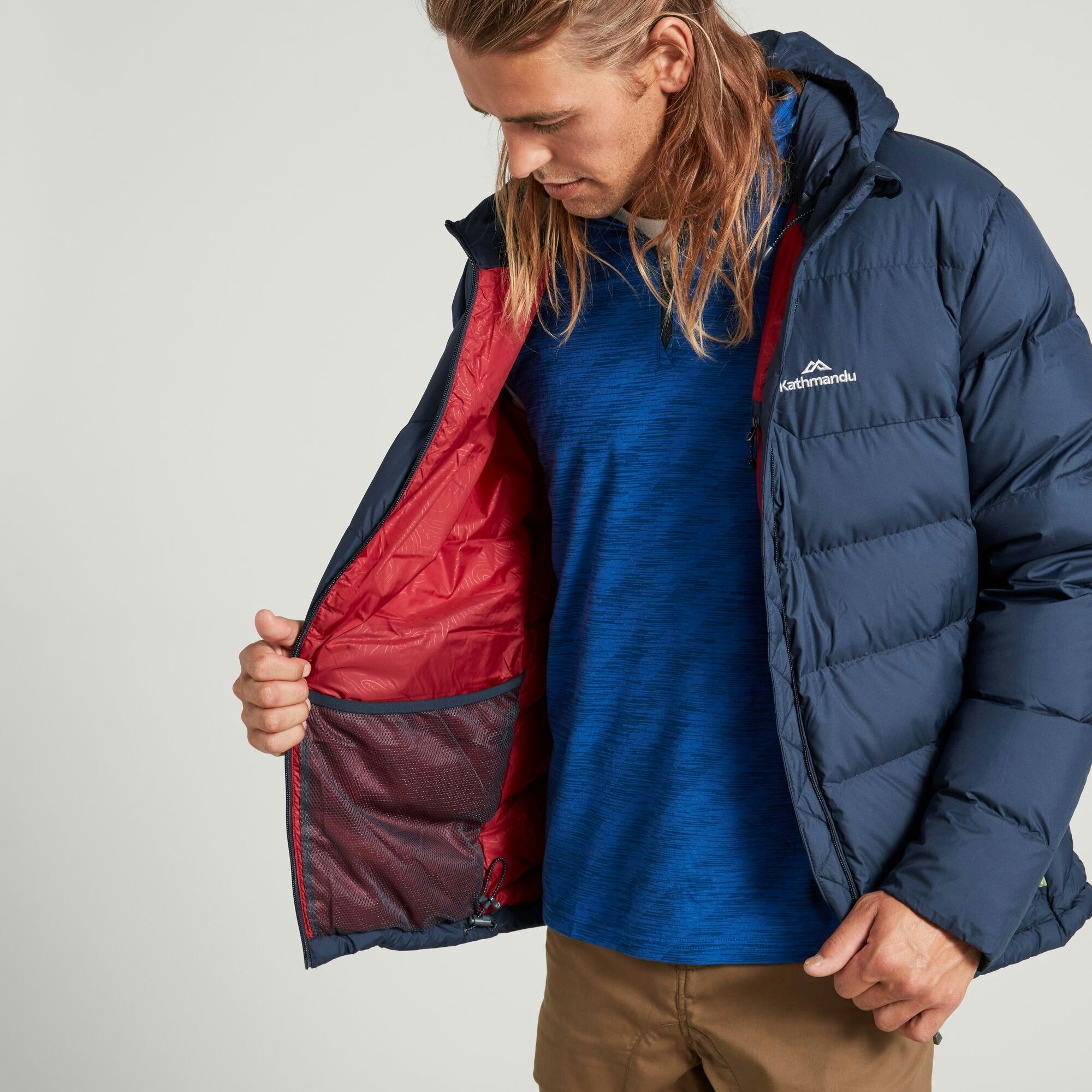 epiq men's hooded down jacket