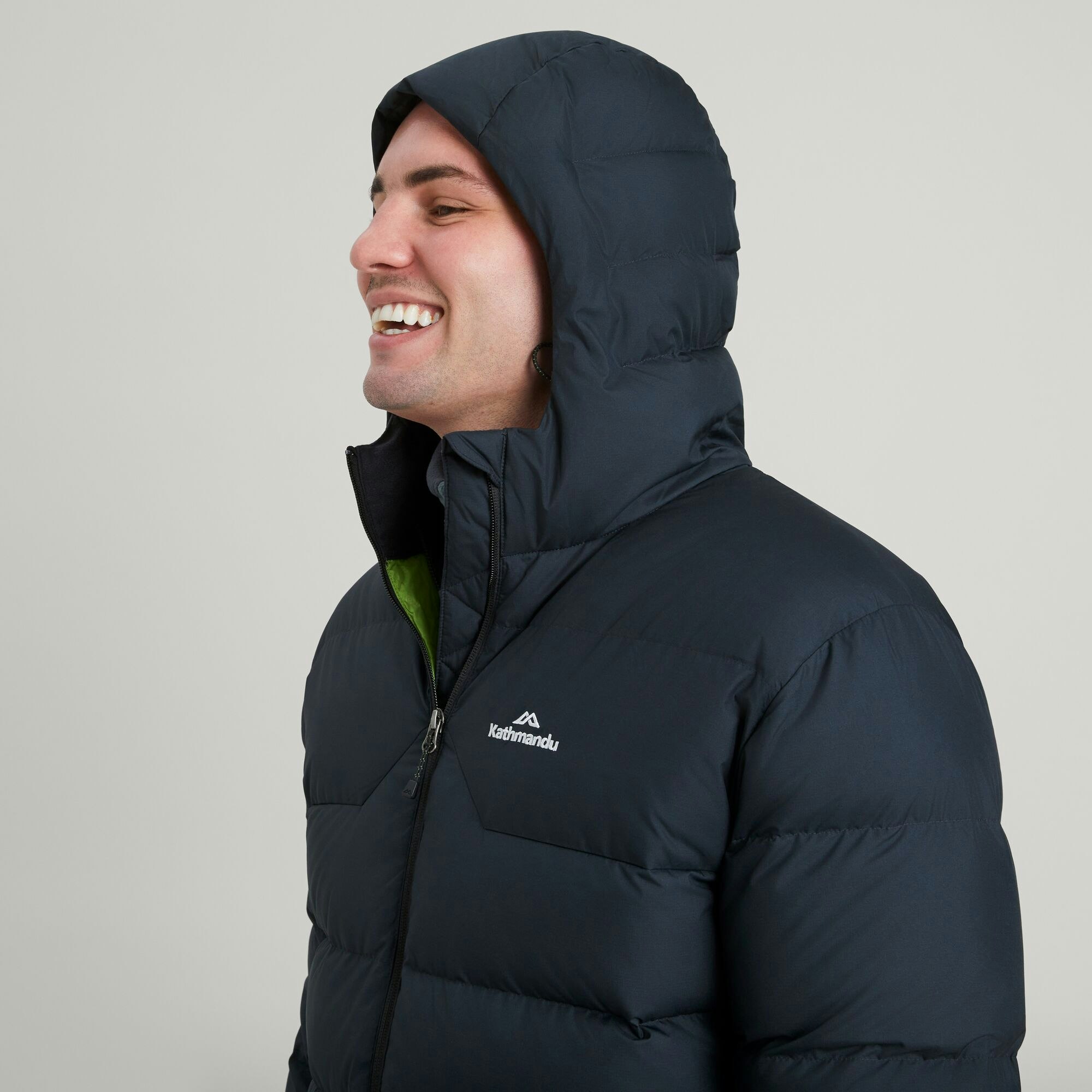 NEW Kathmandu Epiq Mens Hooded Down Puffer 600 Fill Warm Winter