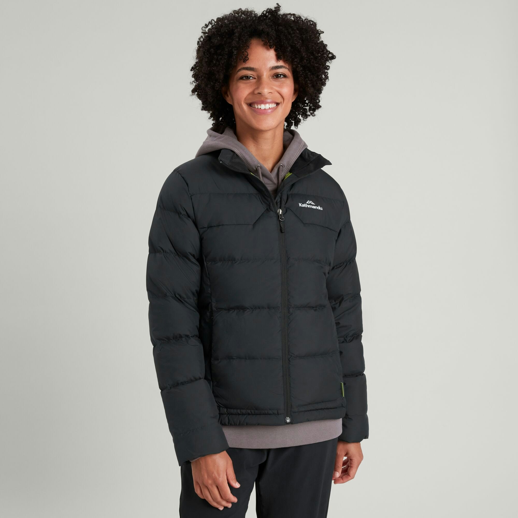 Zavetti Canada Womens Alora Longline Puffer Jacket | BLACK | Zavetti