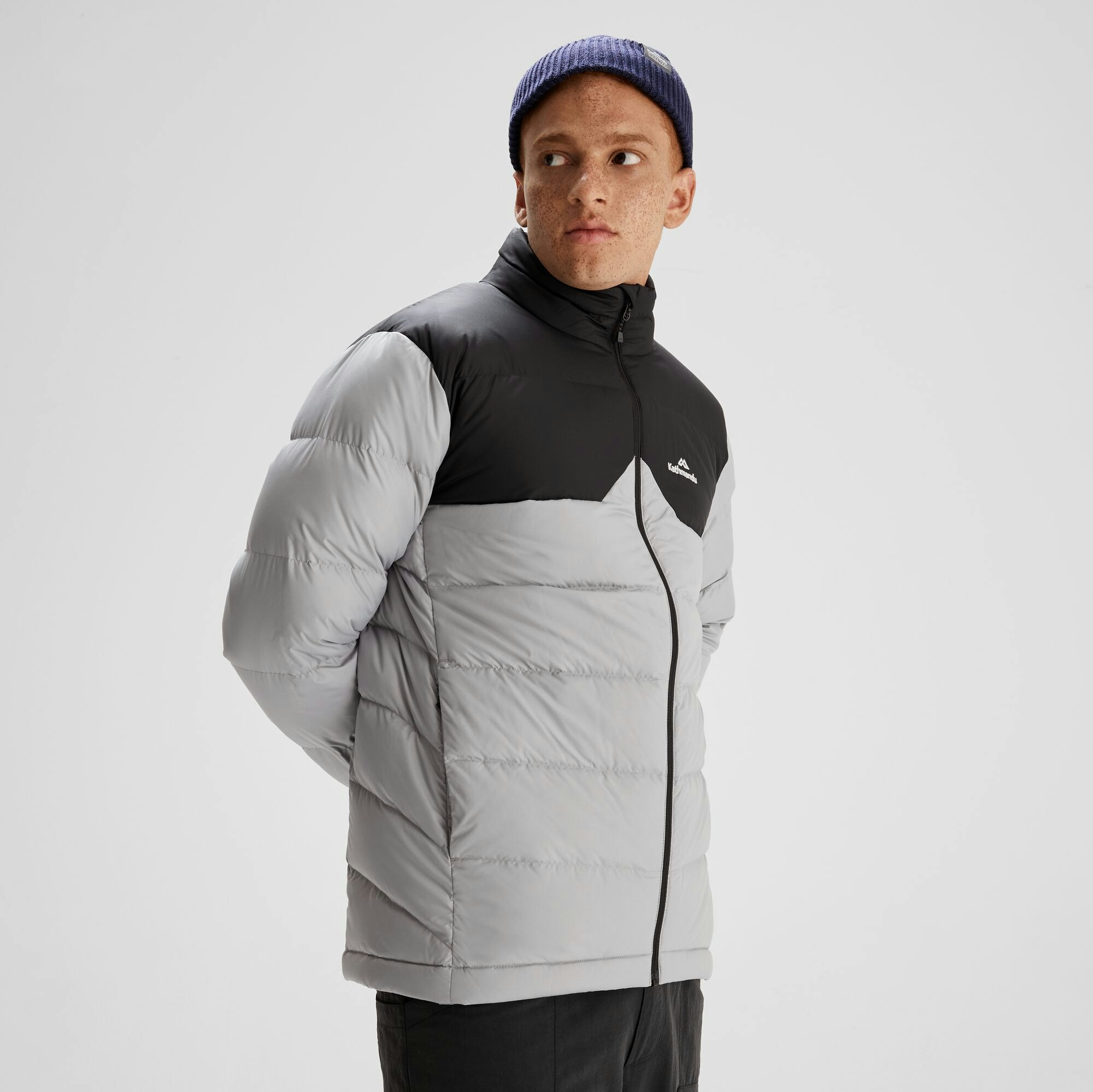 Kathmandu grey and black jacket top