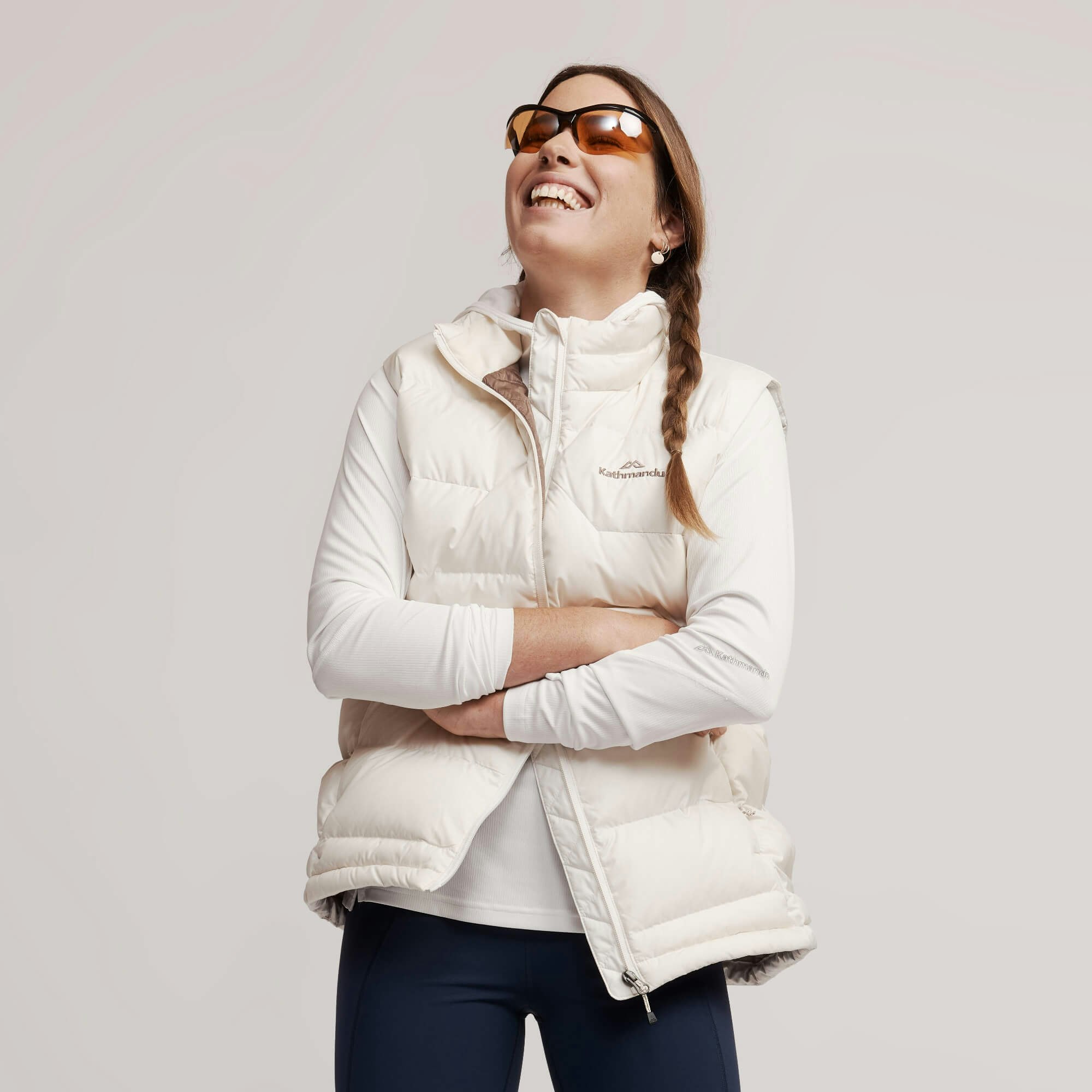Kathmandu puffer vest womens sale