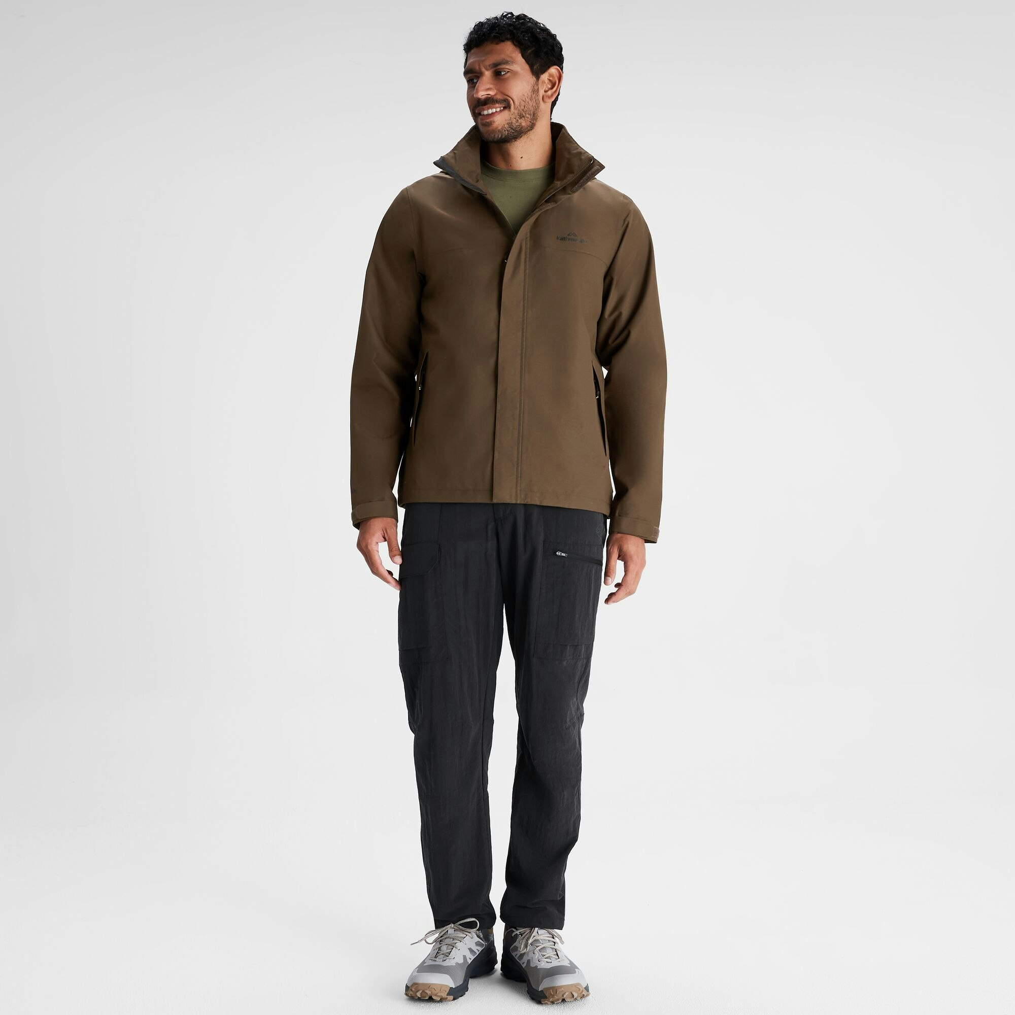 Men s Andulo 2 layer Rain Jacket Kathmandu AU