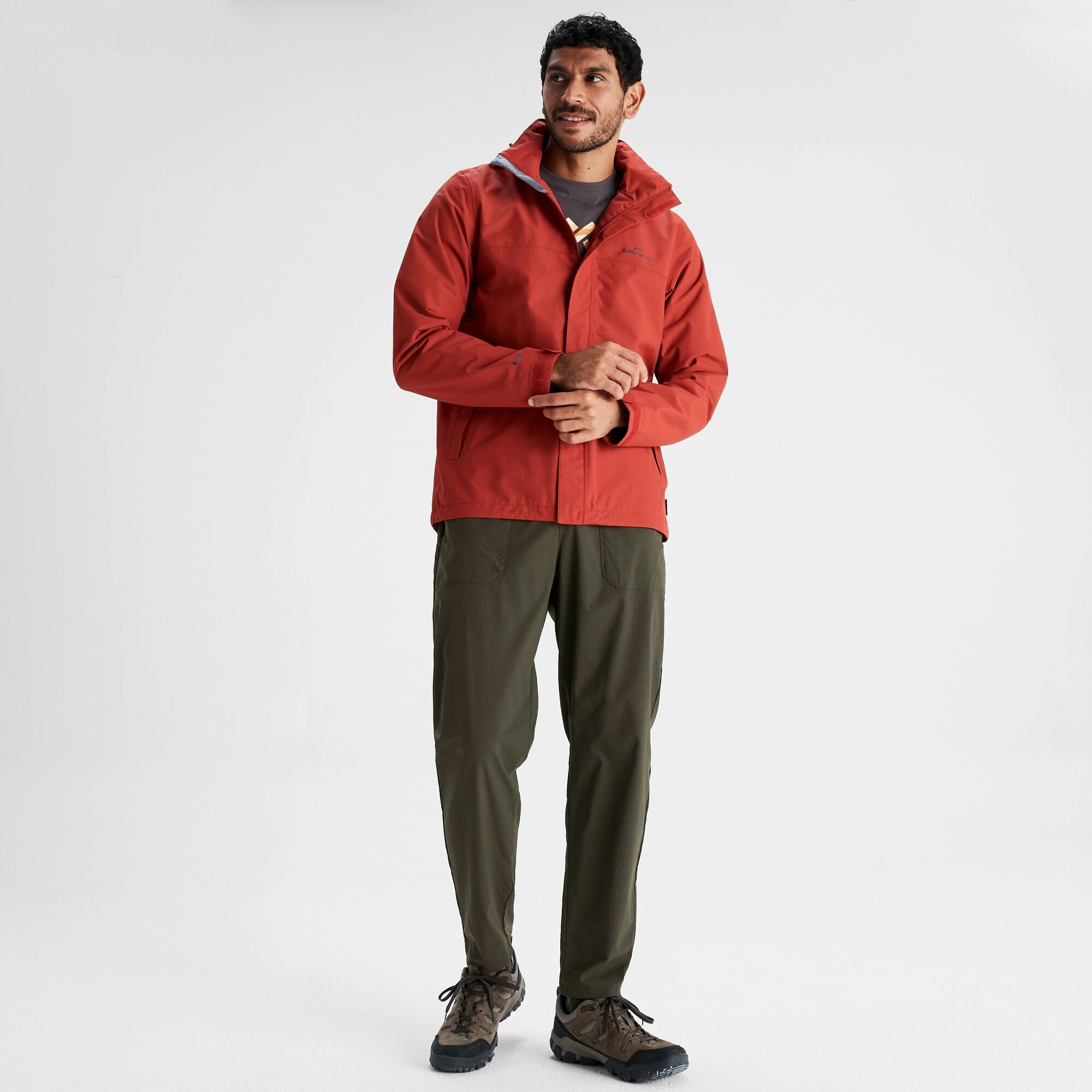 Men s Andulo 2 layer Rain Jacket Kathmandu NZ