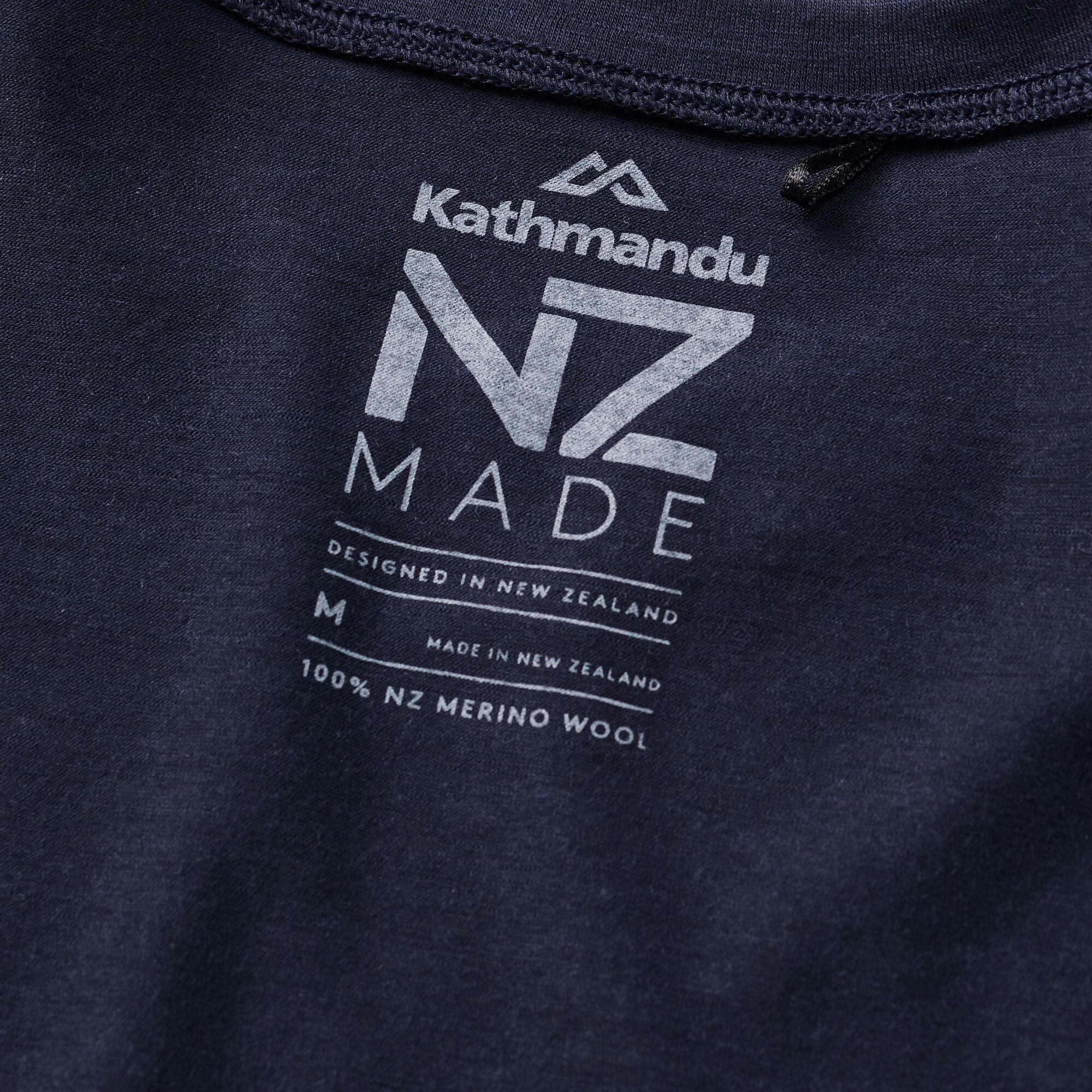 New Kathmandu Aotearoa Men S Merino Long Sleeve Top Ebay