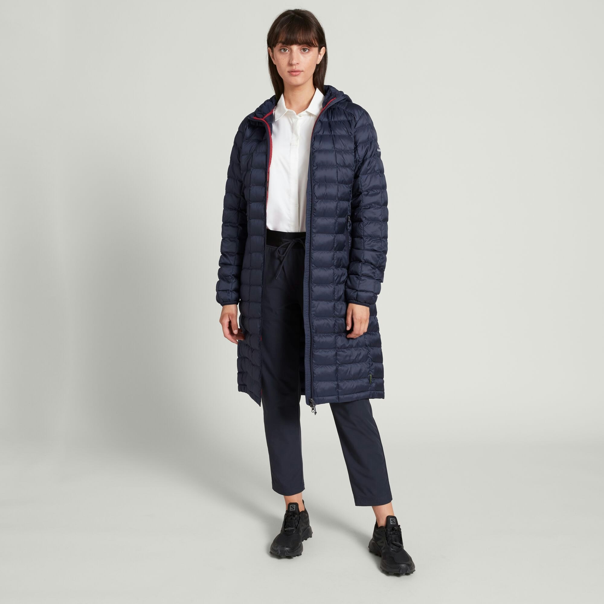kathmandu ladies long puffer jacket