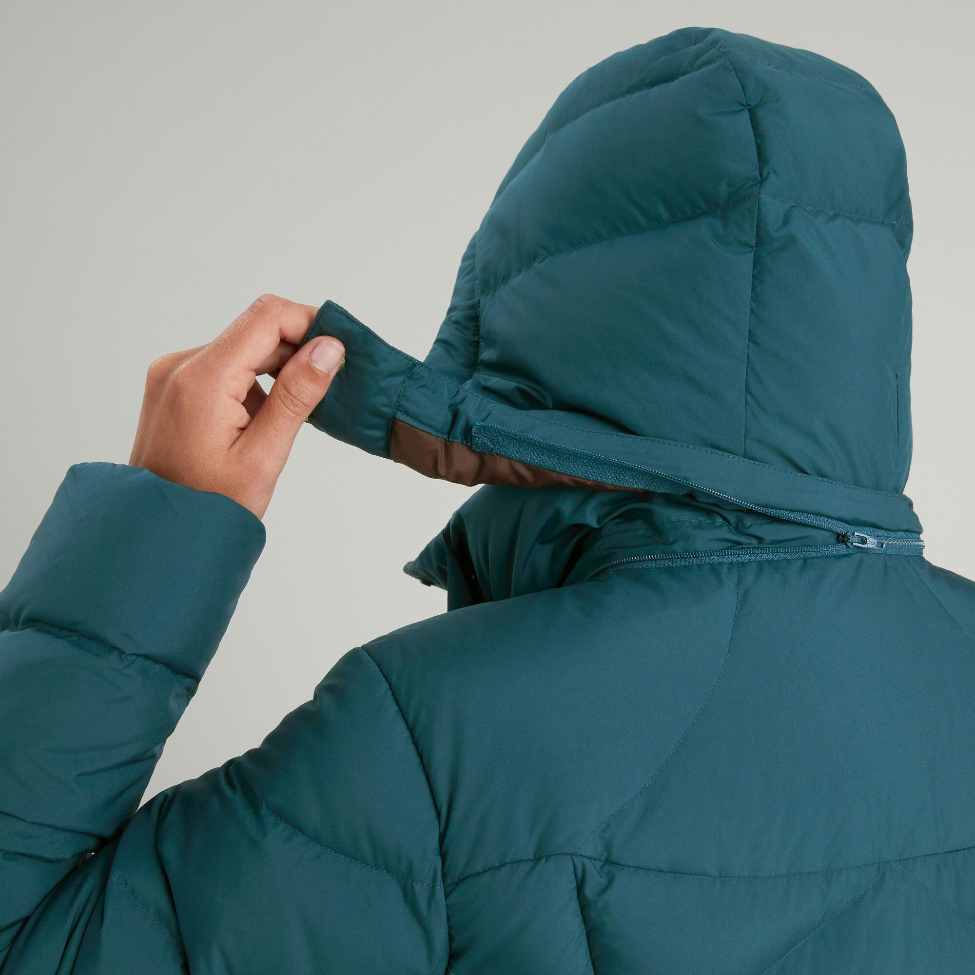 Winterburn women's longline down coat discount
