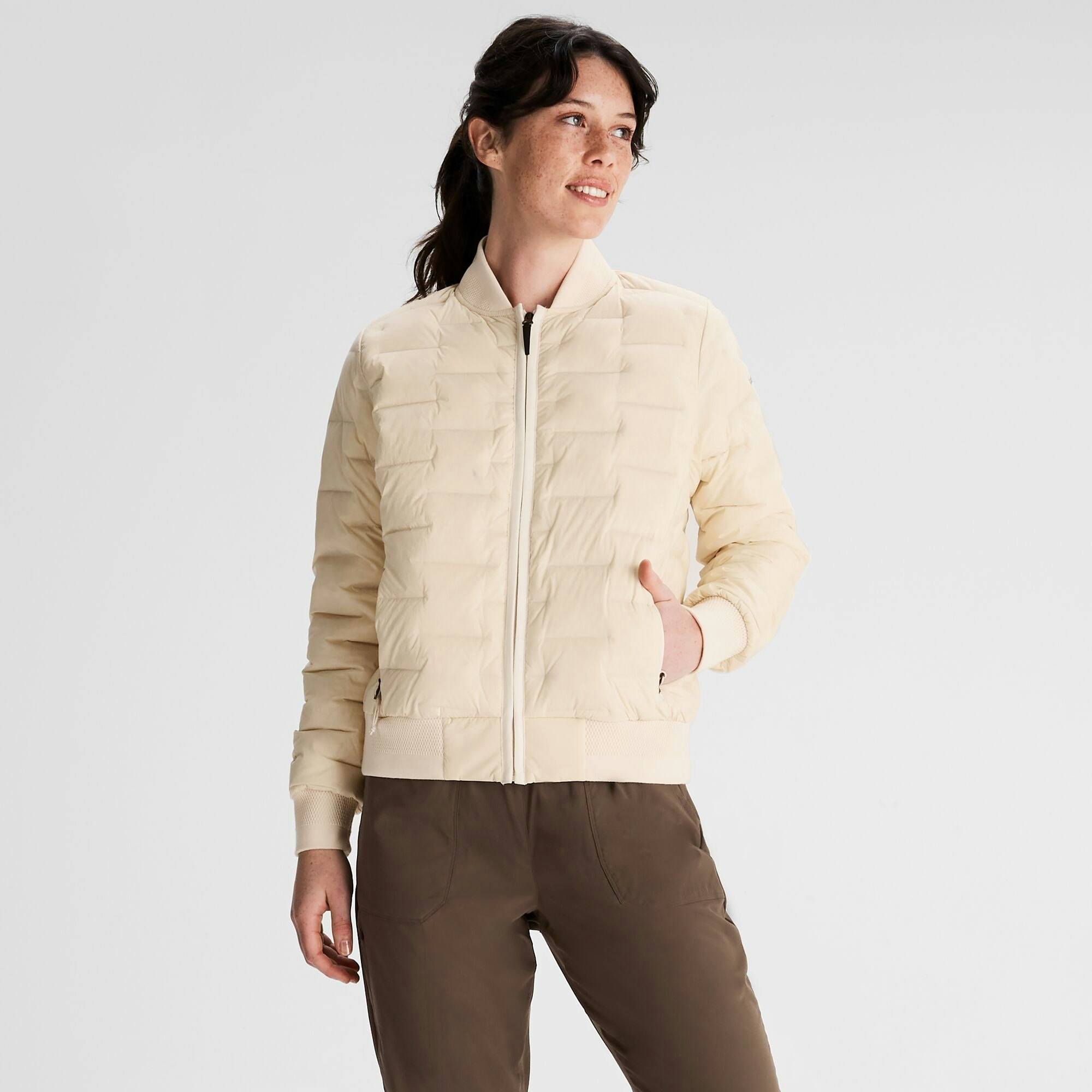 Woods women's moraine down bomber jacket hotsell