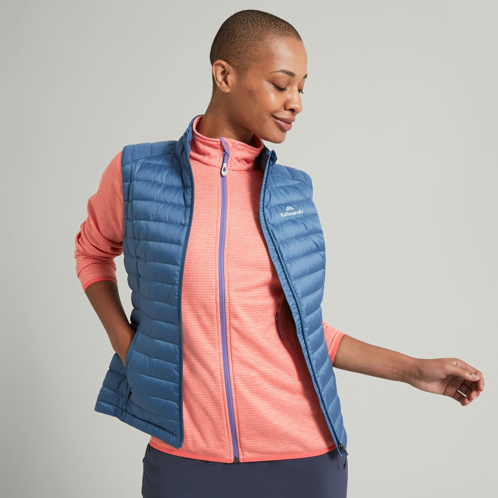 Kathmandu puffer vest womens store