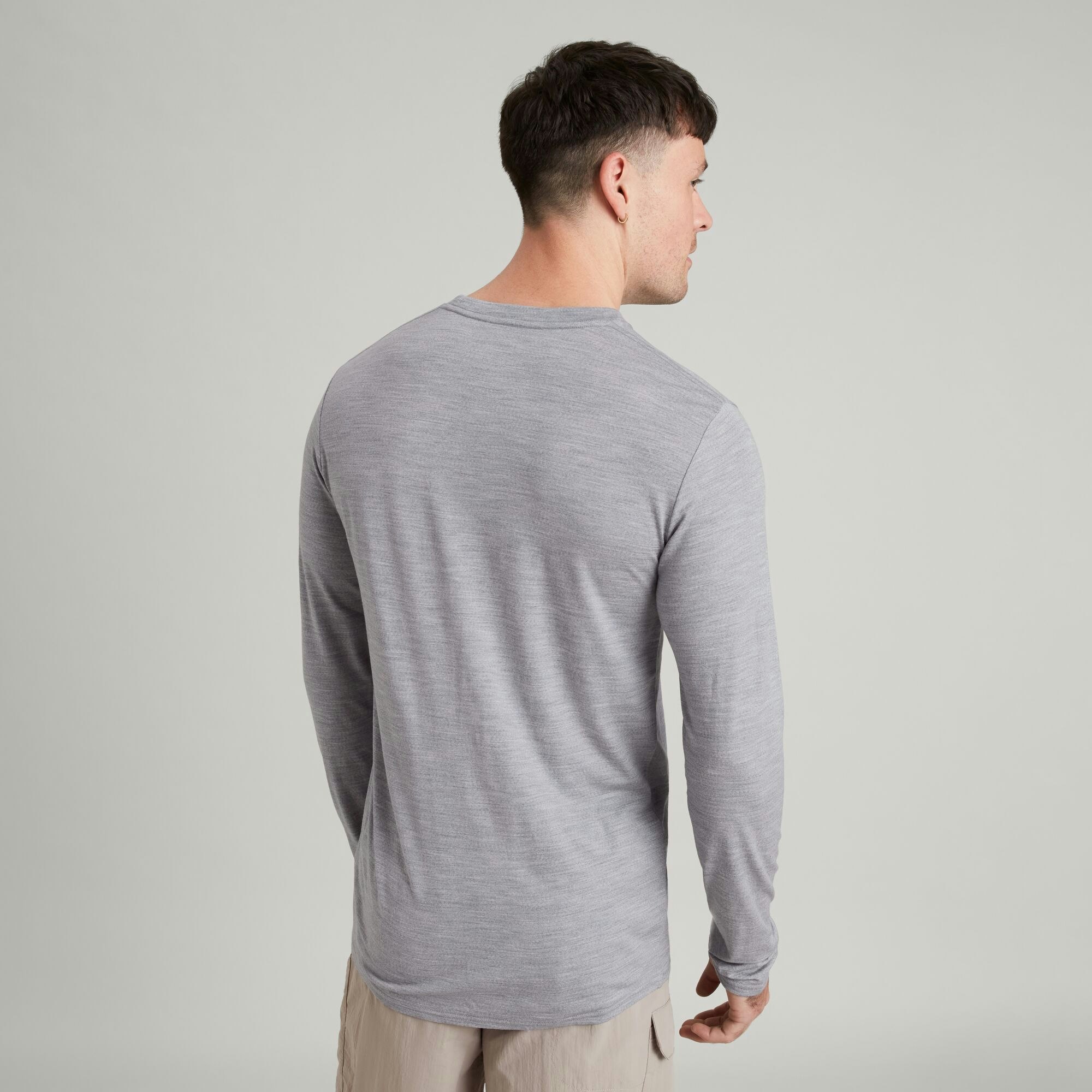 Long hot sale sleeve crew