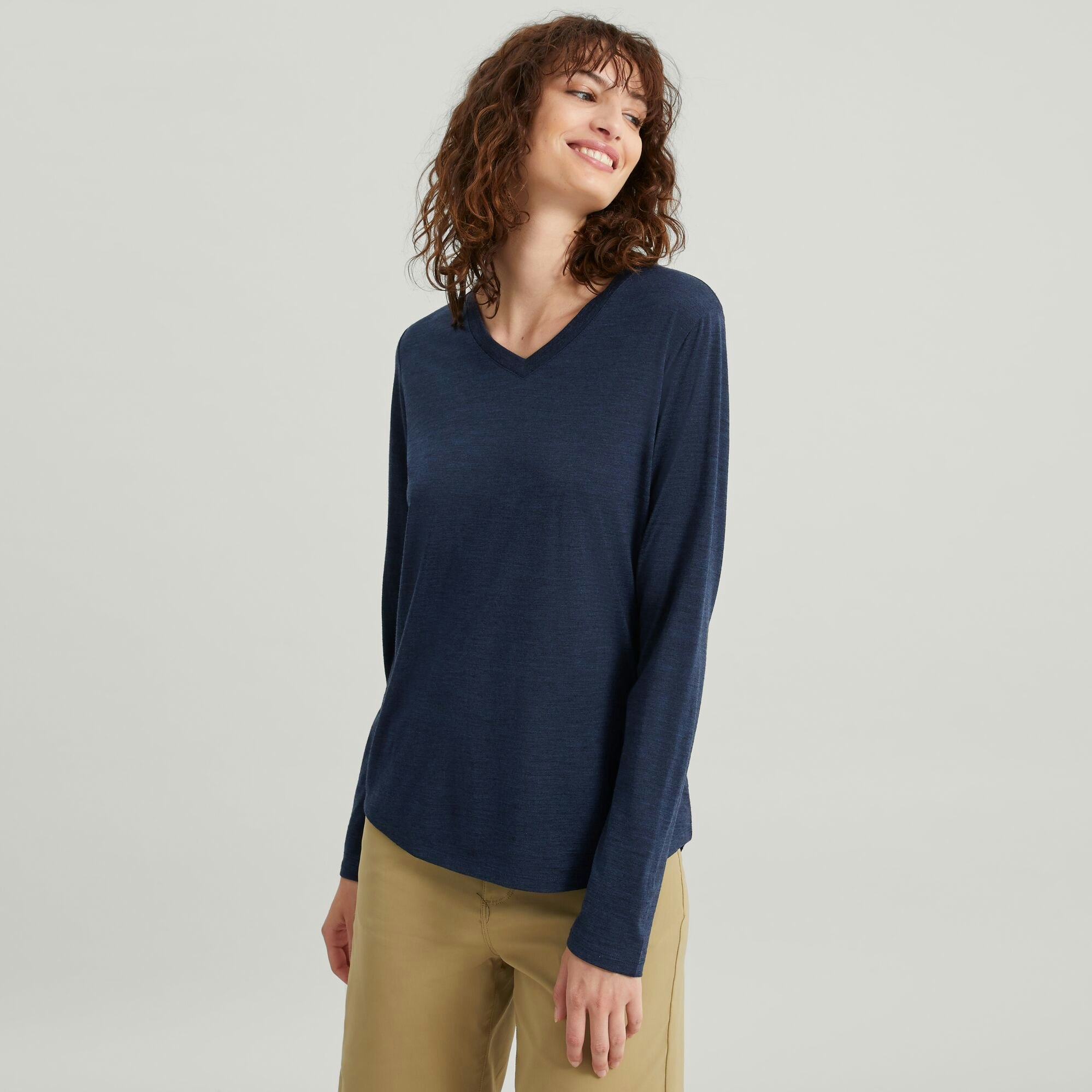Merino Wool - Silk Soft - Maskwa - Long Sleeve Shirt (Women's)