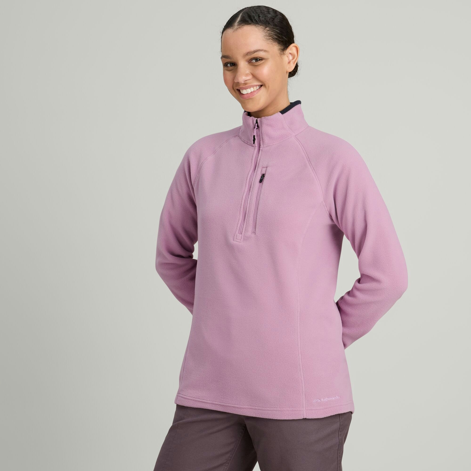 Gymboree 100% Polyester Solid Pink Fleece Jacket Size 12-24 mo