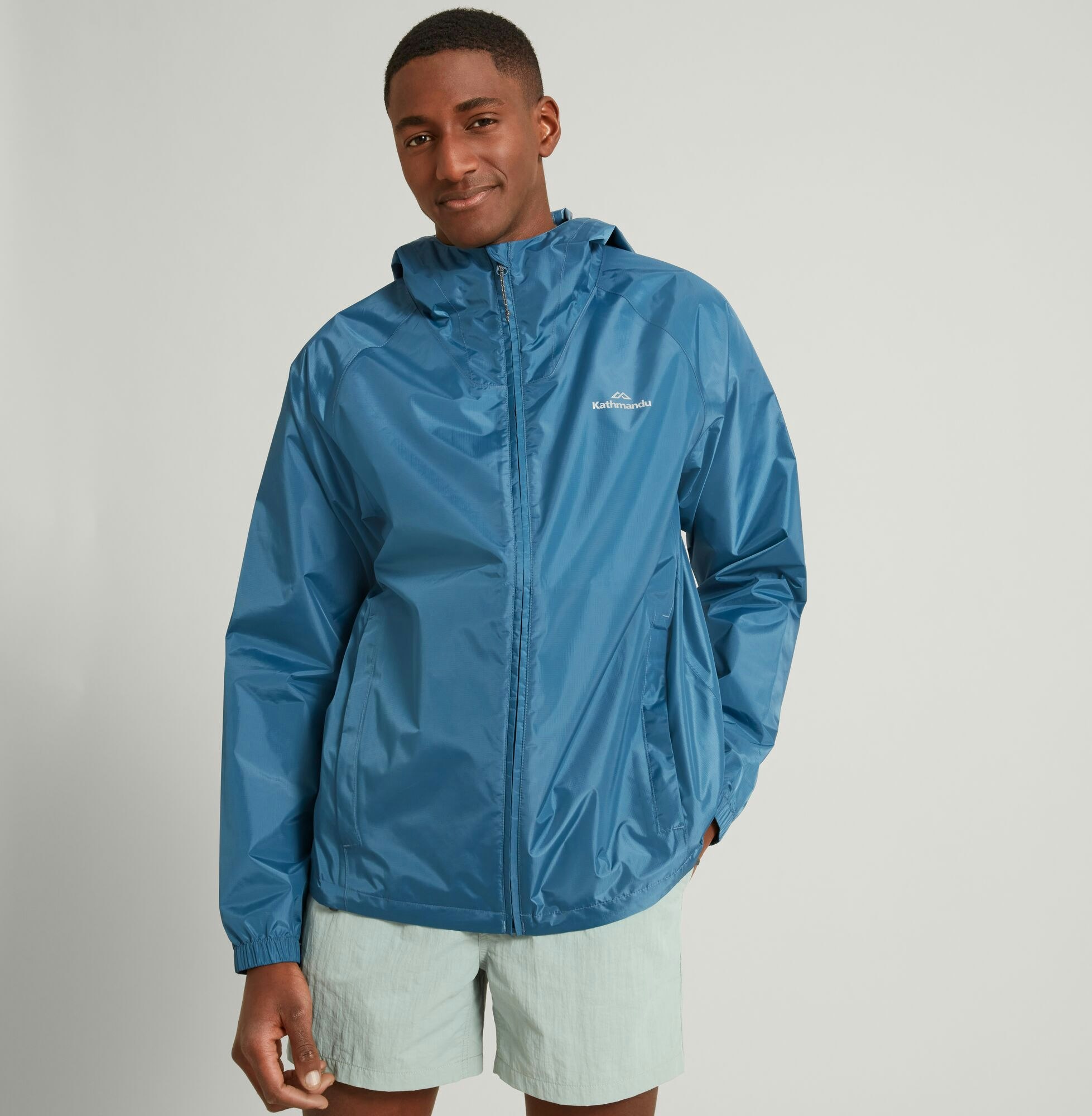 Kathmandu Pocket it Men s Two Layer Rain Jacket PriceGrabber