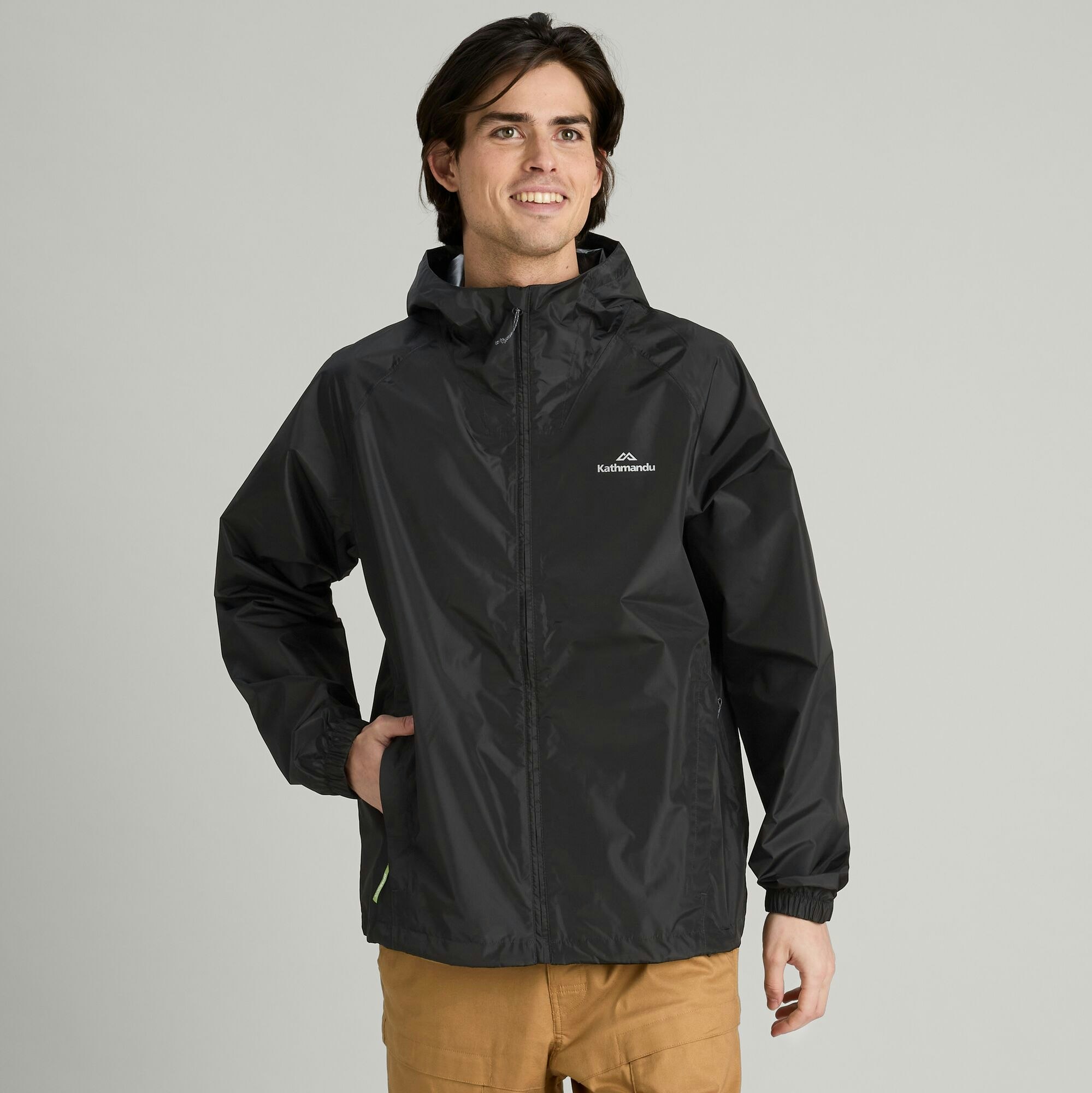 Men s Pocket it 2 layer Rain Jacket Kathmandu NZ