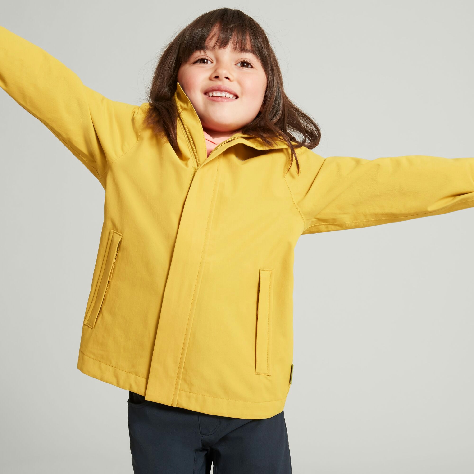 Childrens yellow discount rain jacket