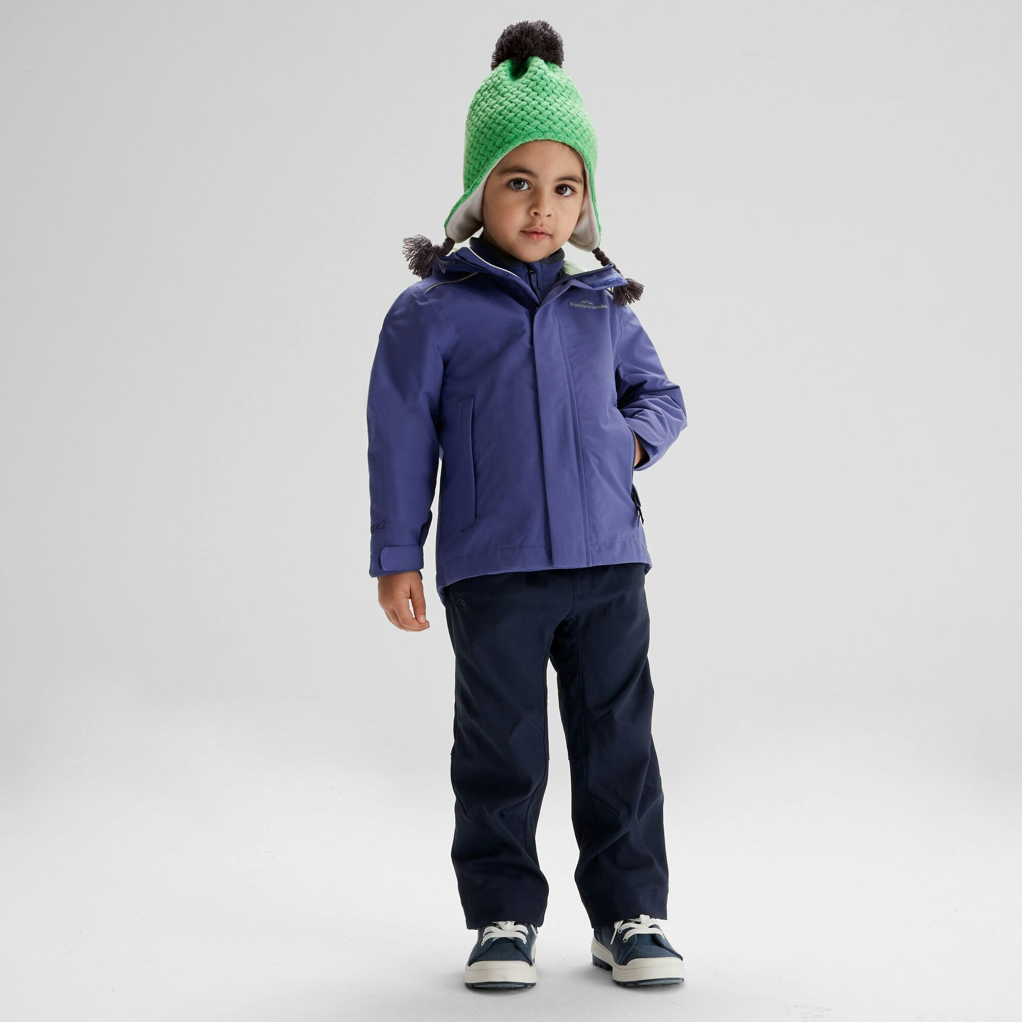 Kids Andulo 2 layer Rain Jacket Kathmandu AU