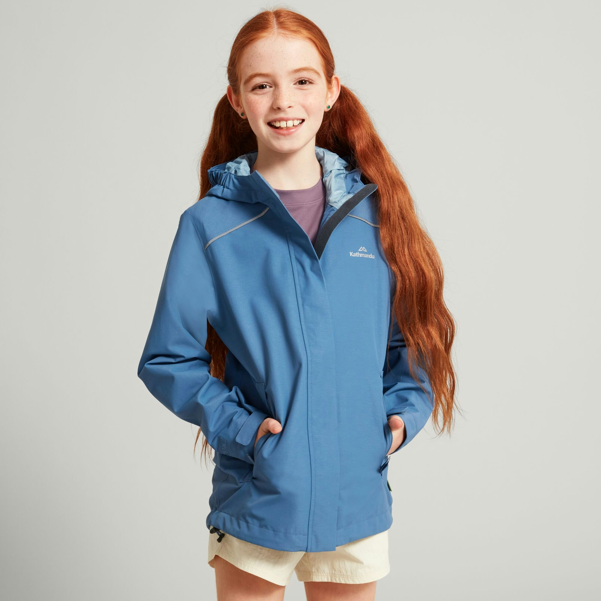 Girls Andulo 2 layer Rain Jacket Kathmandu AU
