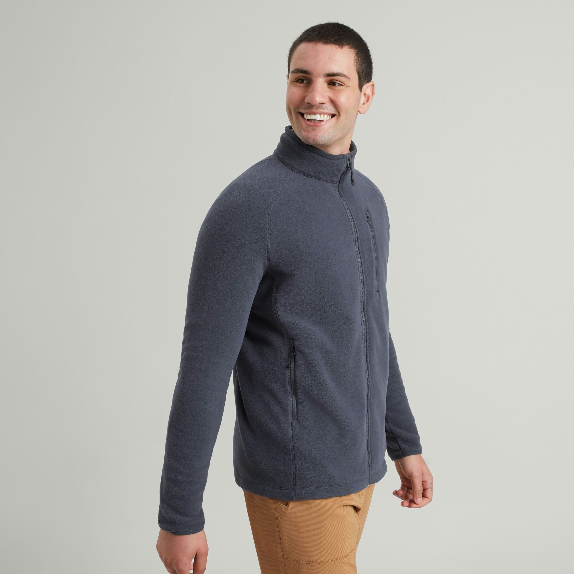 High neck mens jacket top