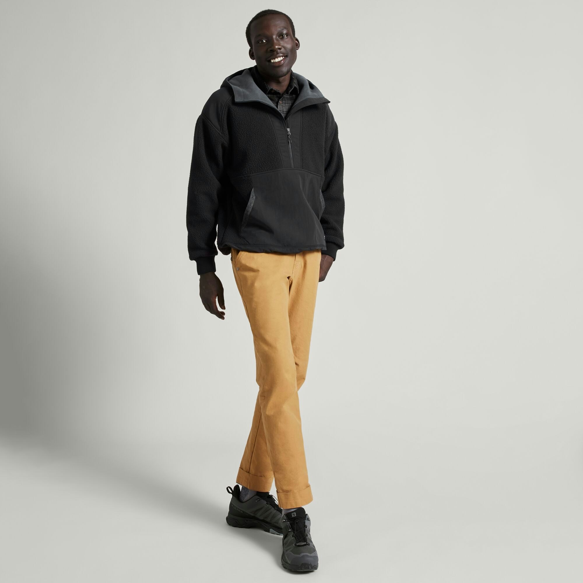 Men's fine z pocket fleece deals