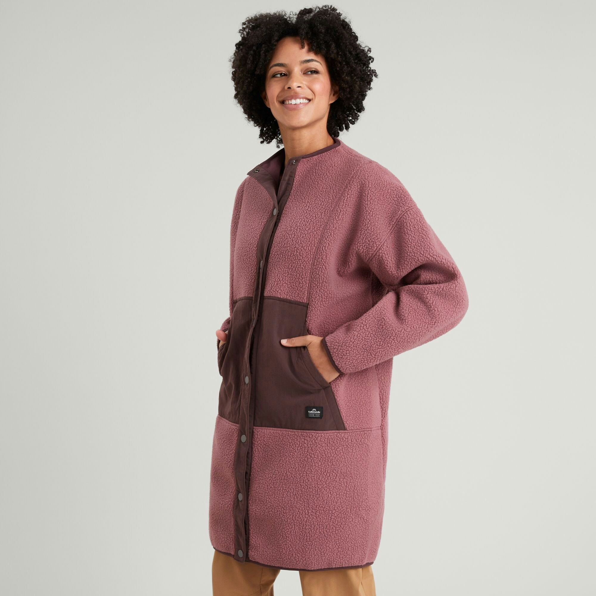 Co Z High Pile Women s Fleece Longline