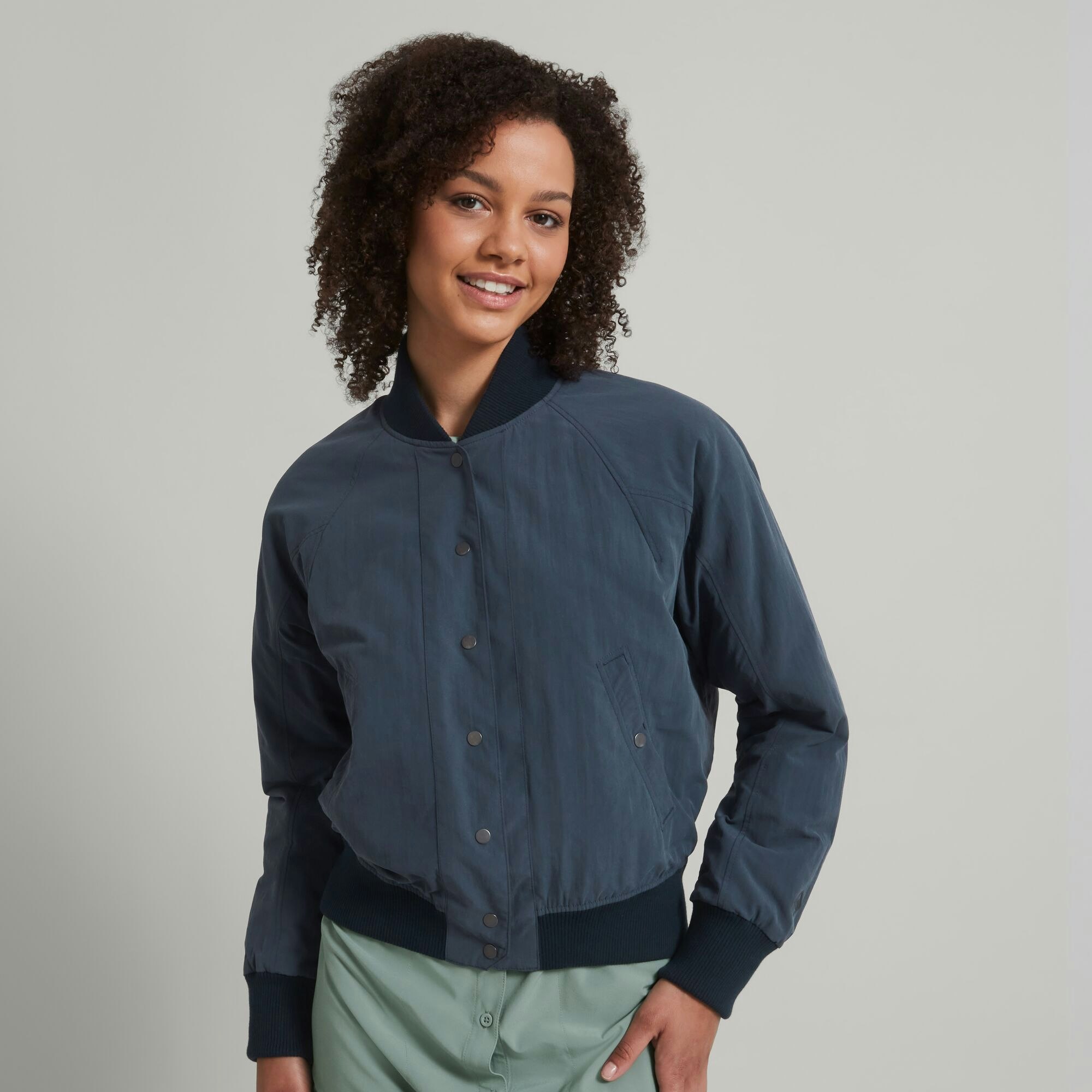 Clearance Women s TWO Ways Reversible Bomber Jacket Kathmandu UK