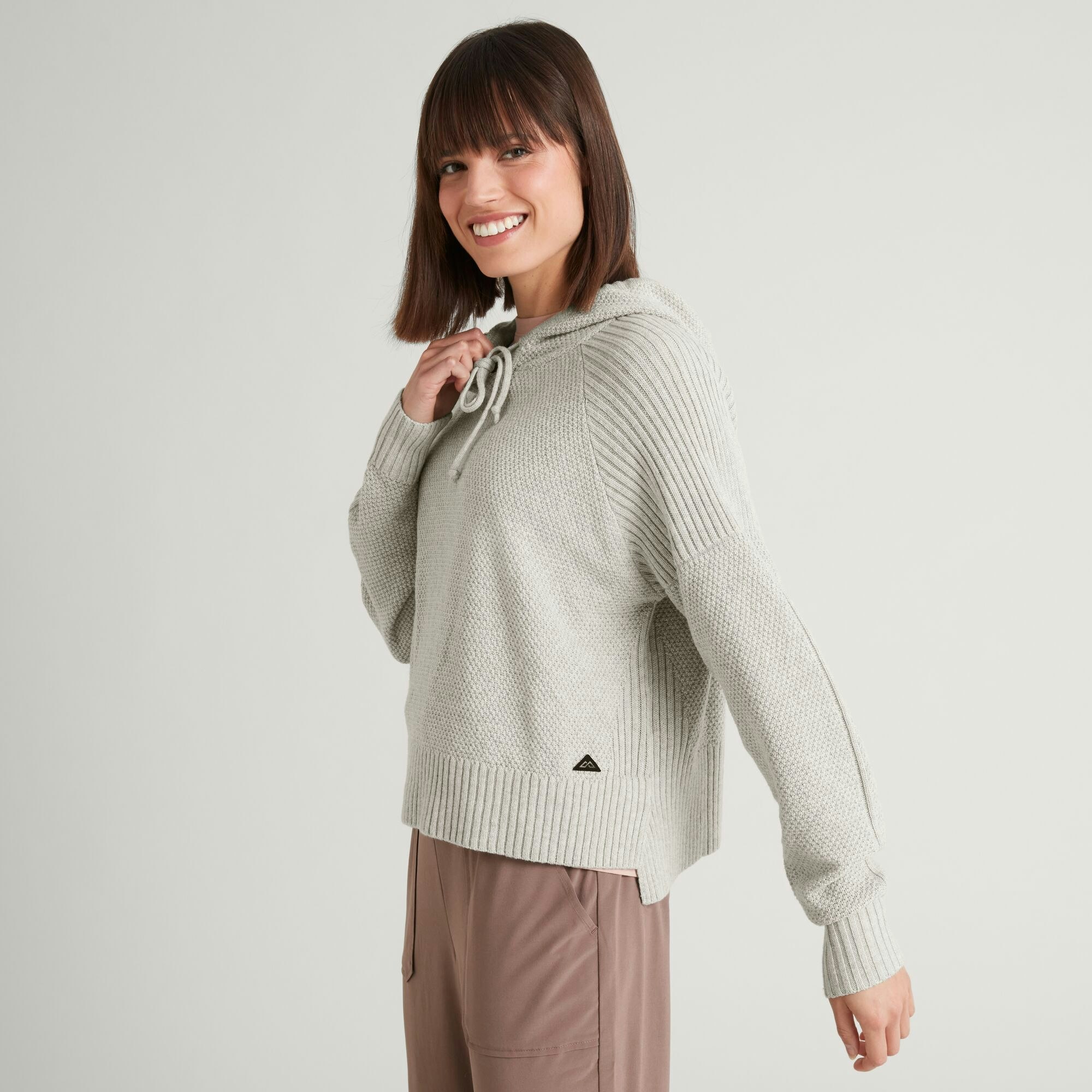 Macie Merino Blend Women s Hooded Pullover