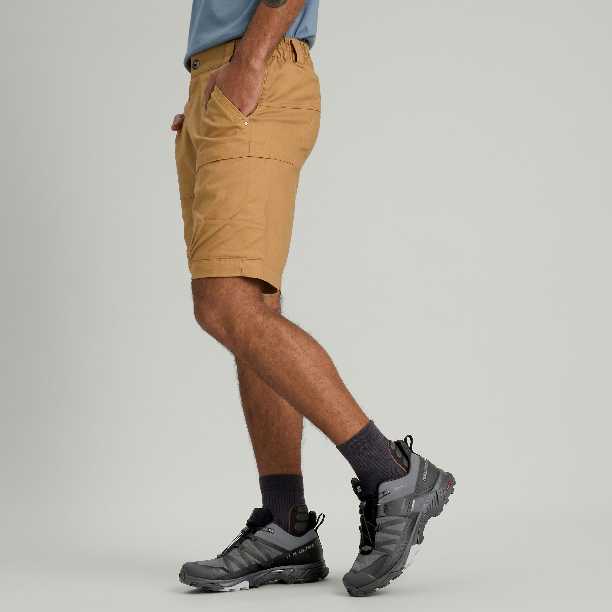 Mens Casual Comfortable Lightweight Multi Pocket Cargo Shorts - Men > Shorts  > Cargo