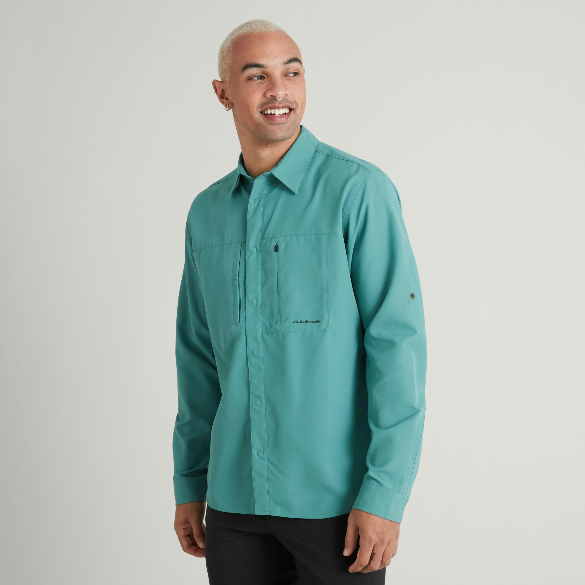 Men s SUN Scout UPF Long Sleeve Shirt Kathmandu UK