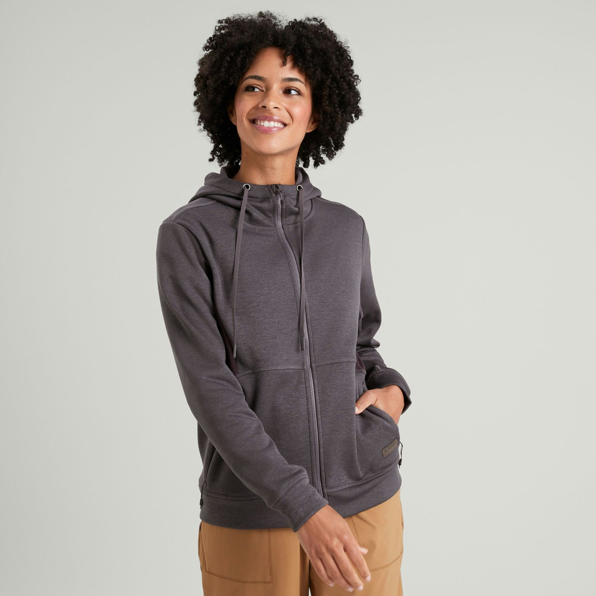 Light Grey Hoodie Womens Sport Jacket With Thumb Holes For Running, Yoga,  And Gym Workouts Zipper Closure, Stylish And Comfortable Sweatshirt For  Ladies From Hebaohua, $15.39 | DHgate.Com