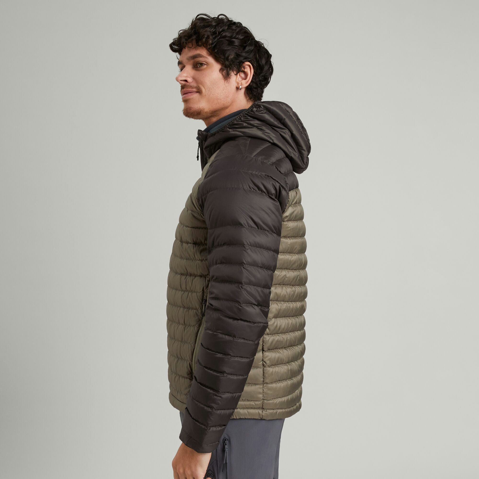 Heli men's hooded down outlet jacket