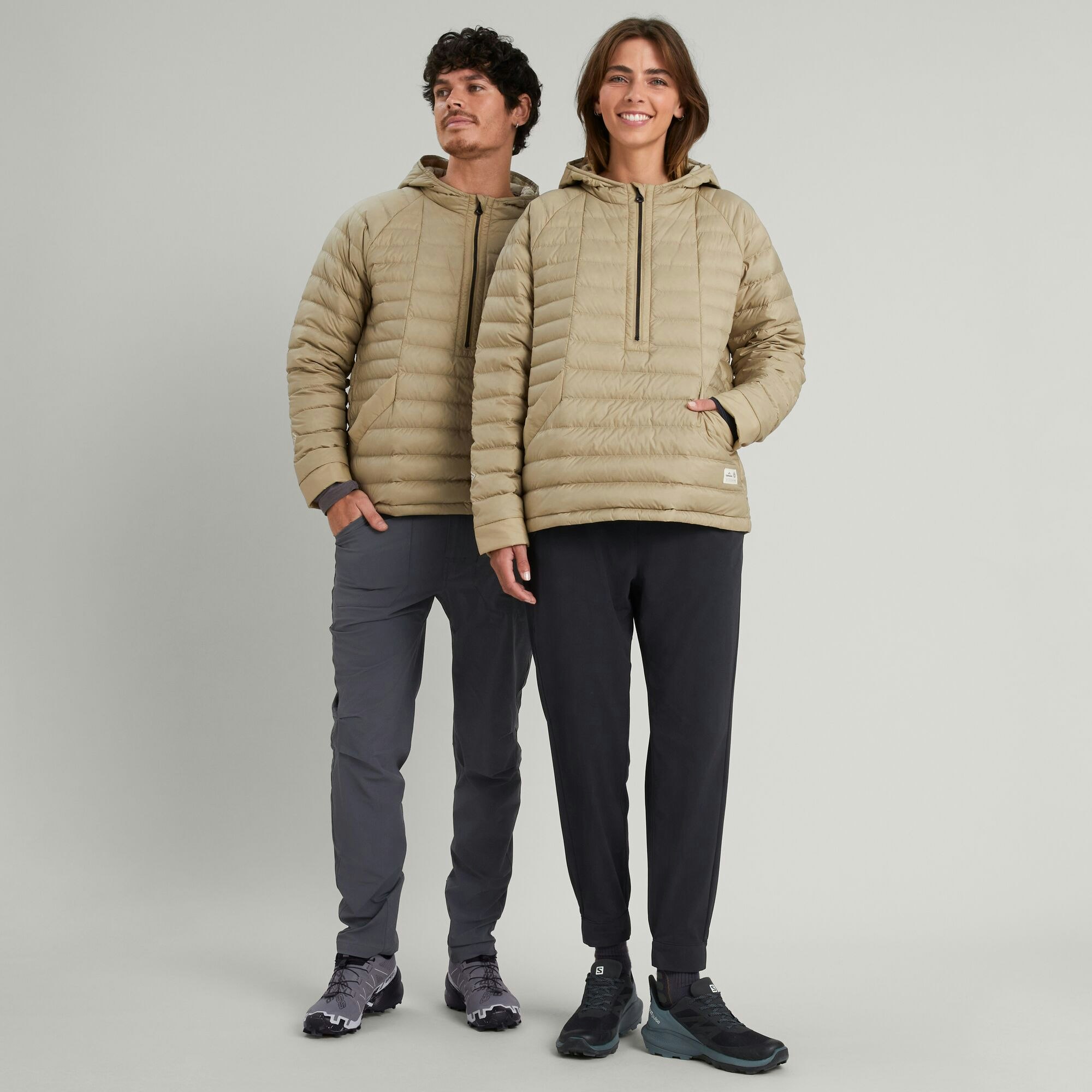 Down jacket on sale with hoodie