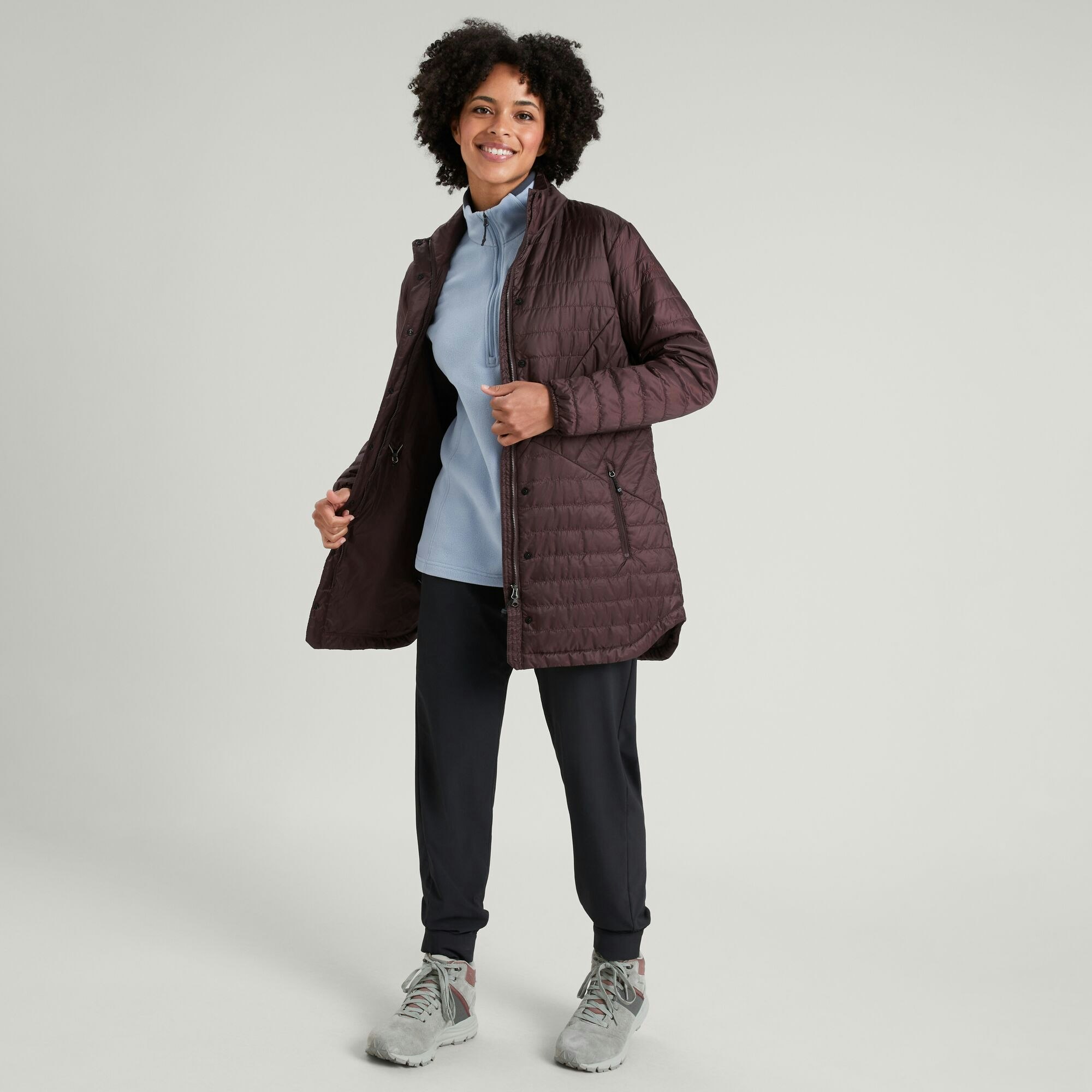 Loft purple on sale coat