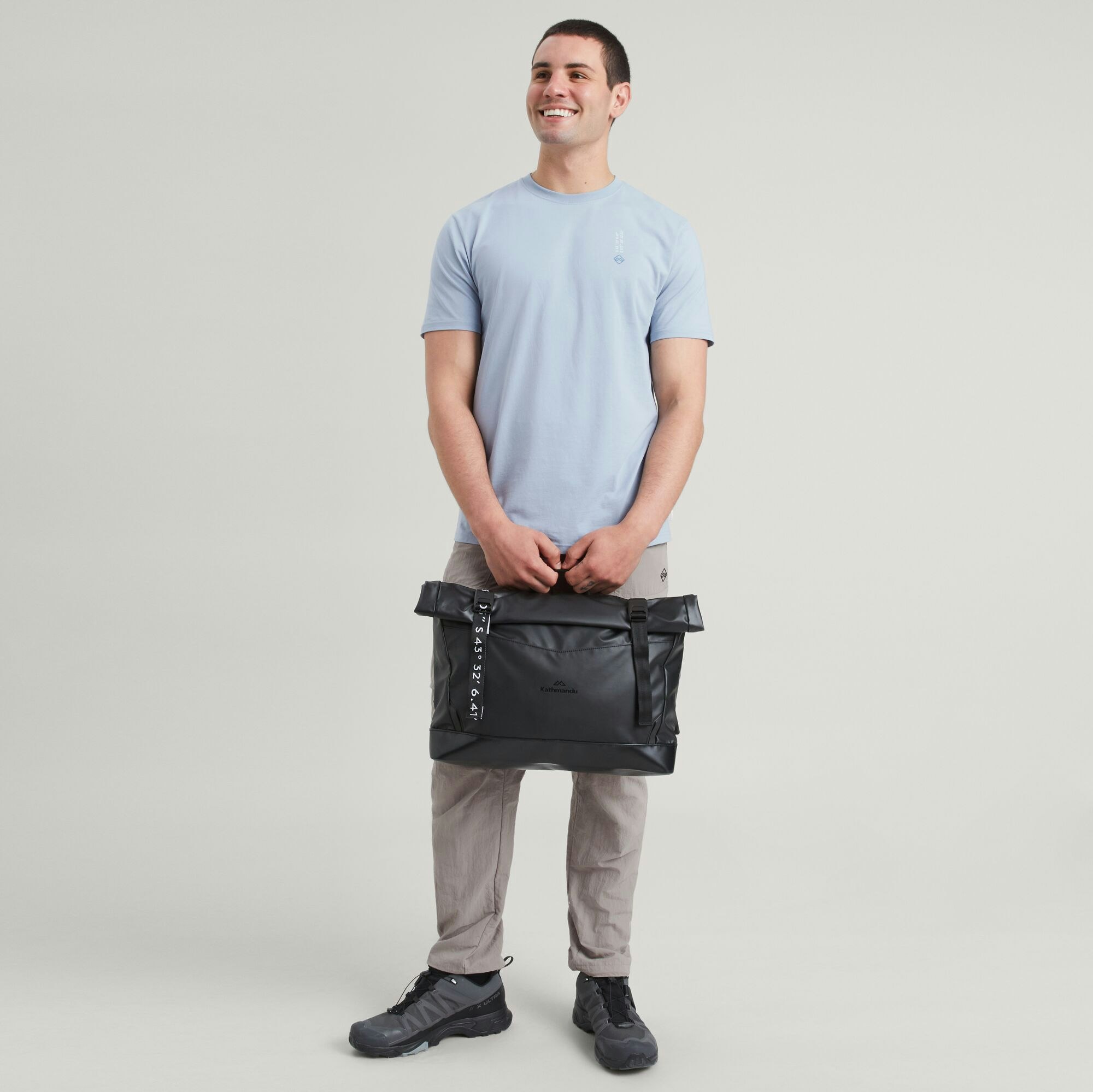 Roll top on sale sling bag