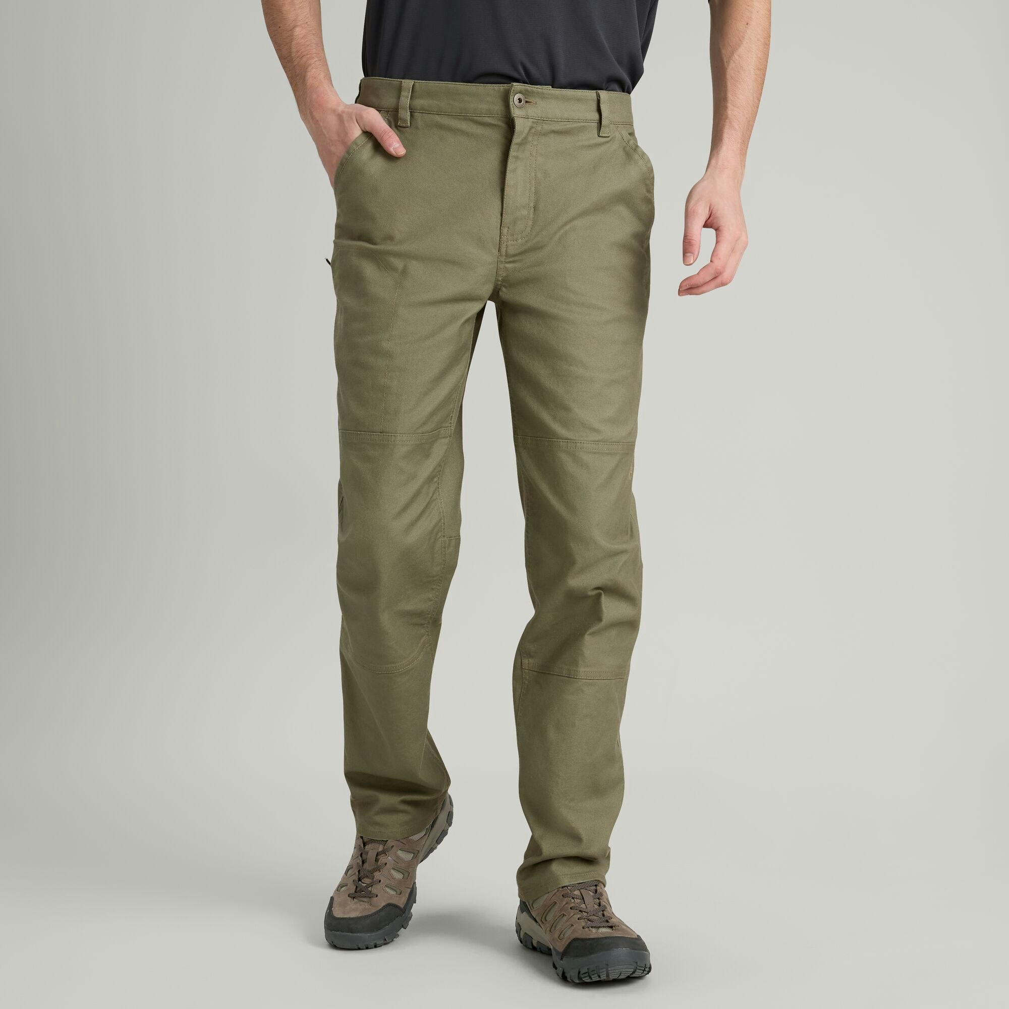 Women' Stretch Woven High-Rie Taper Pant - All In Motion™ Taupe