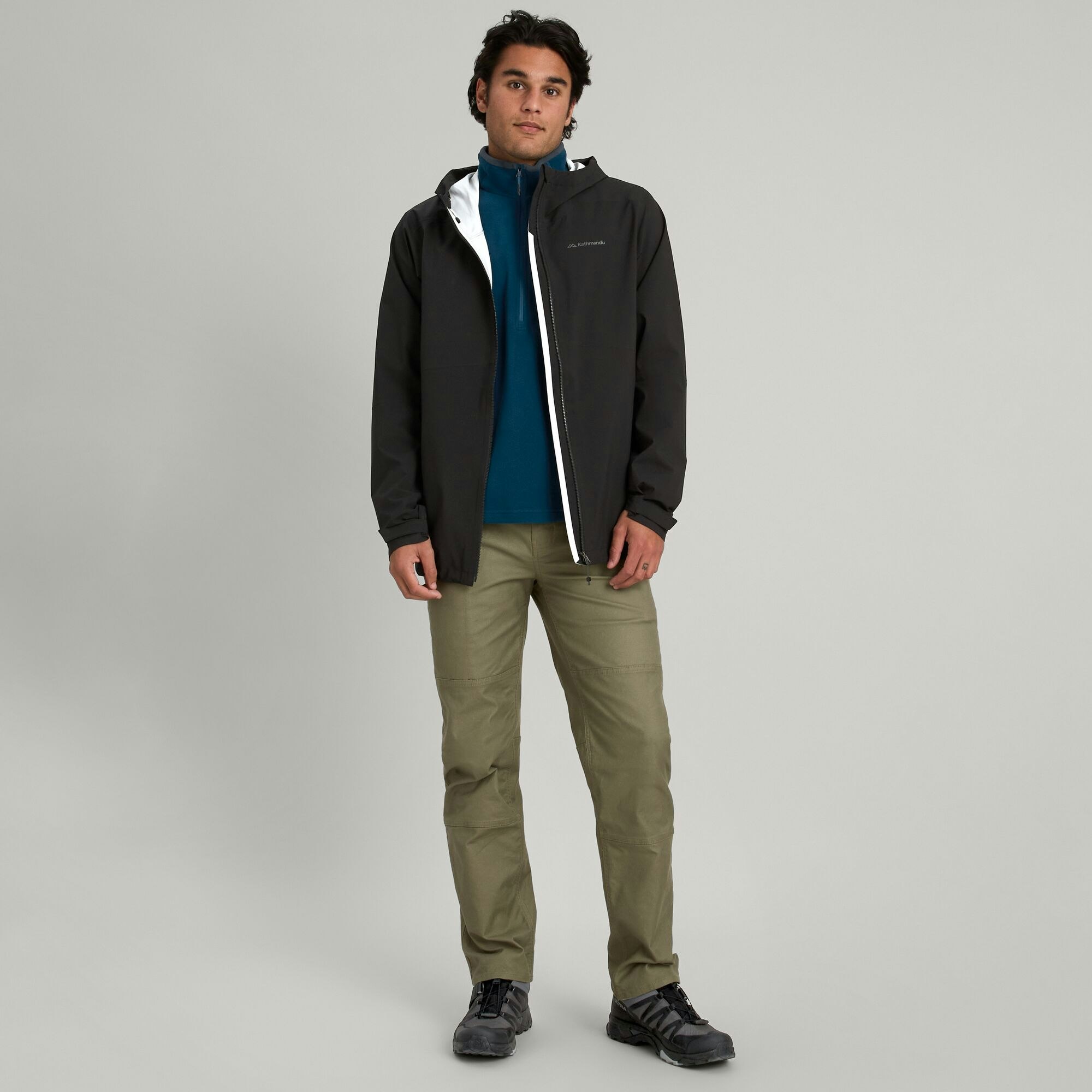 NEW Kathmandu Trailhead Stretch Men s 2.5 layer Rain Jacket eBay