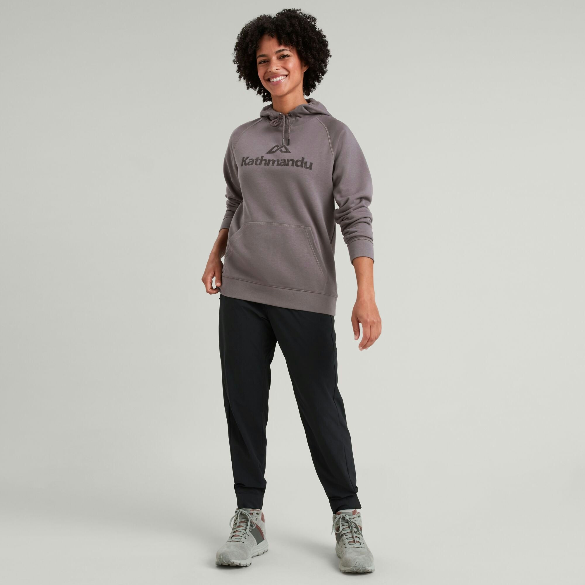 KMD Logo Women s Fleece Hoodie Kathmandu UK