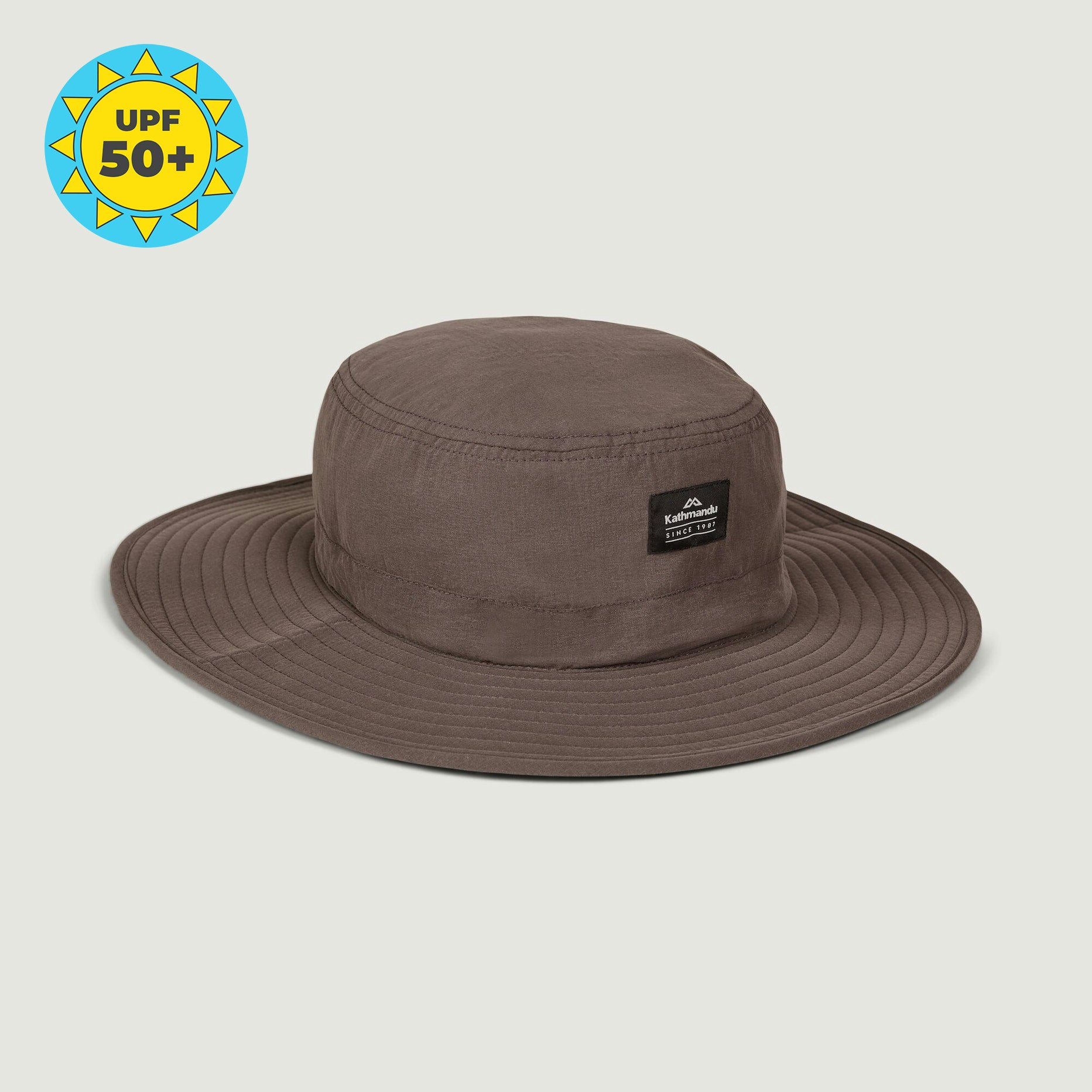 Kathmandu Unisex EVRY-Day Upf50+ Wide Brim Hat in Dark Quartz
