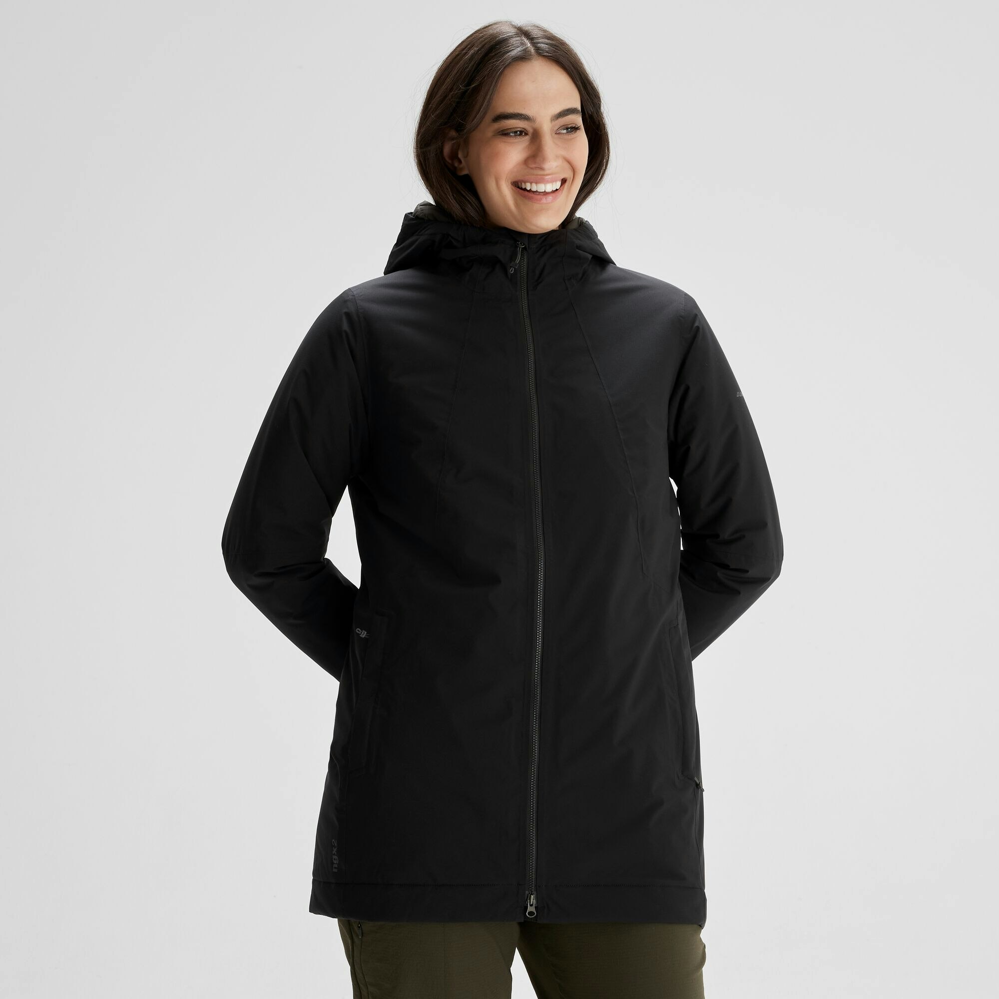 Insulated rain jacket womens sales