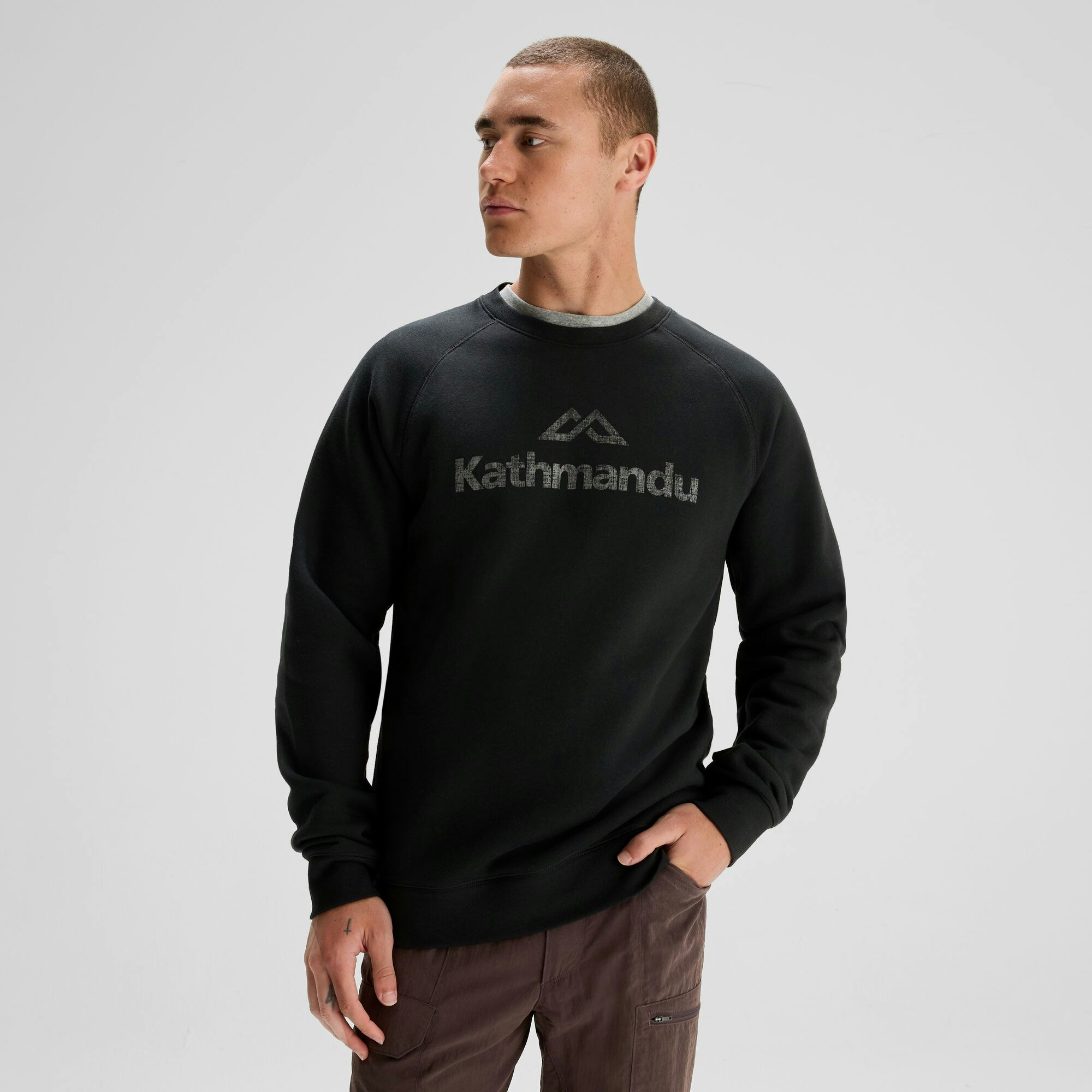 Black pullover mens clearance