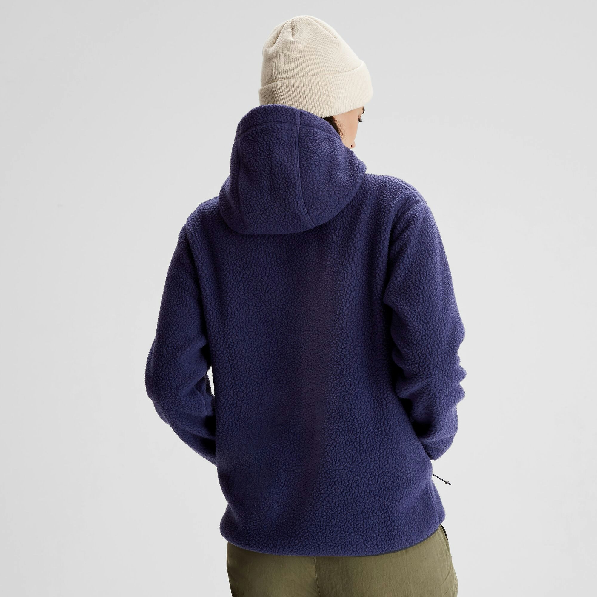 Women s Co Z High Pile Hooded Pullover Kathmandu UK