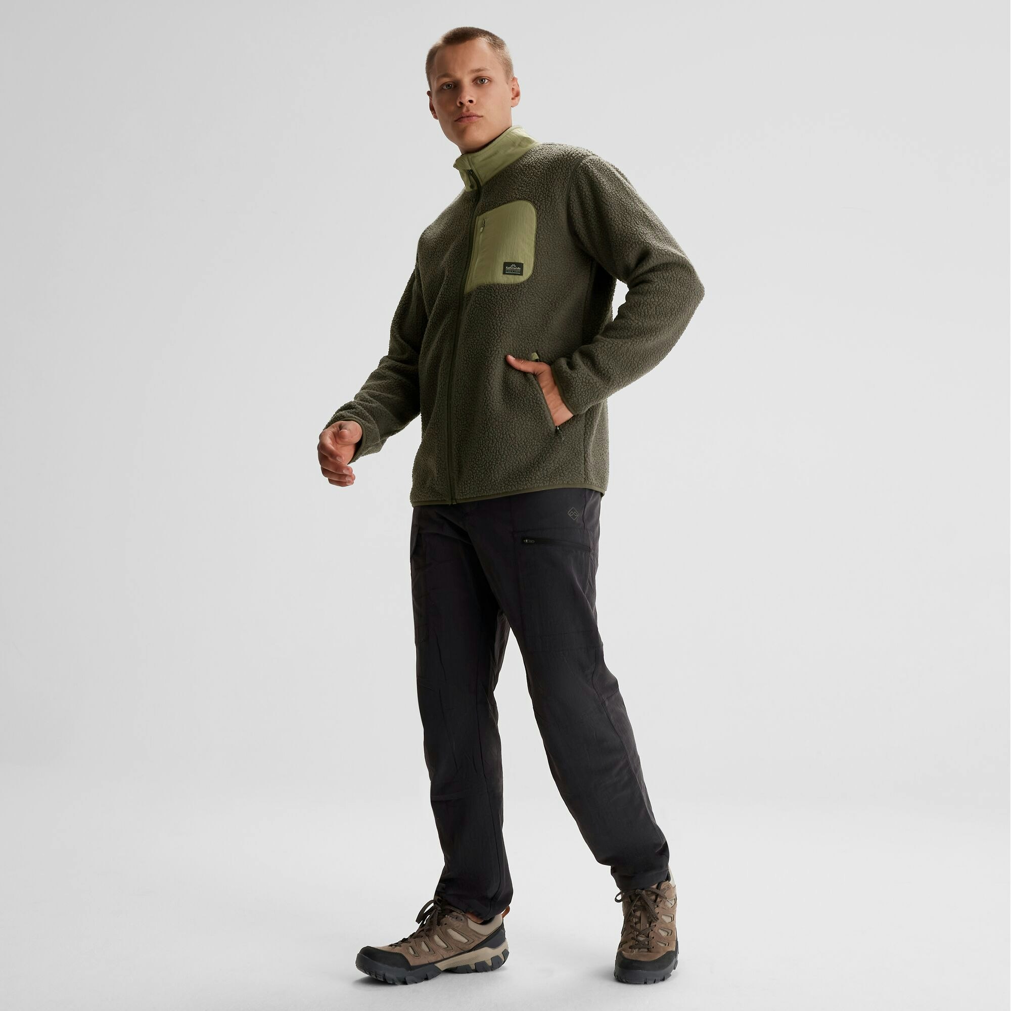 RePLAY　HIGHNECK ZIPUP BLOUSON　サイズ2 High-neck full-zip sweatshirt Black | Replay Jeans